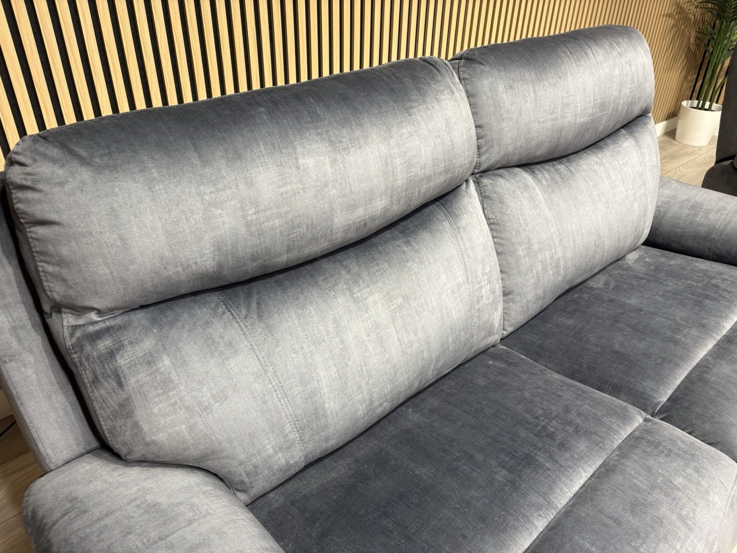 Furniture Village SLOANE Fabric 3 Seater Power Recliner Sofa - RRP £1,095
