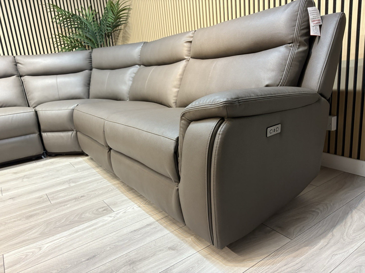 ScS - MAVERICK Fabric XL Modular 3 Corner 2 Sofa, Power Recliners - RRP £3,999