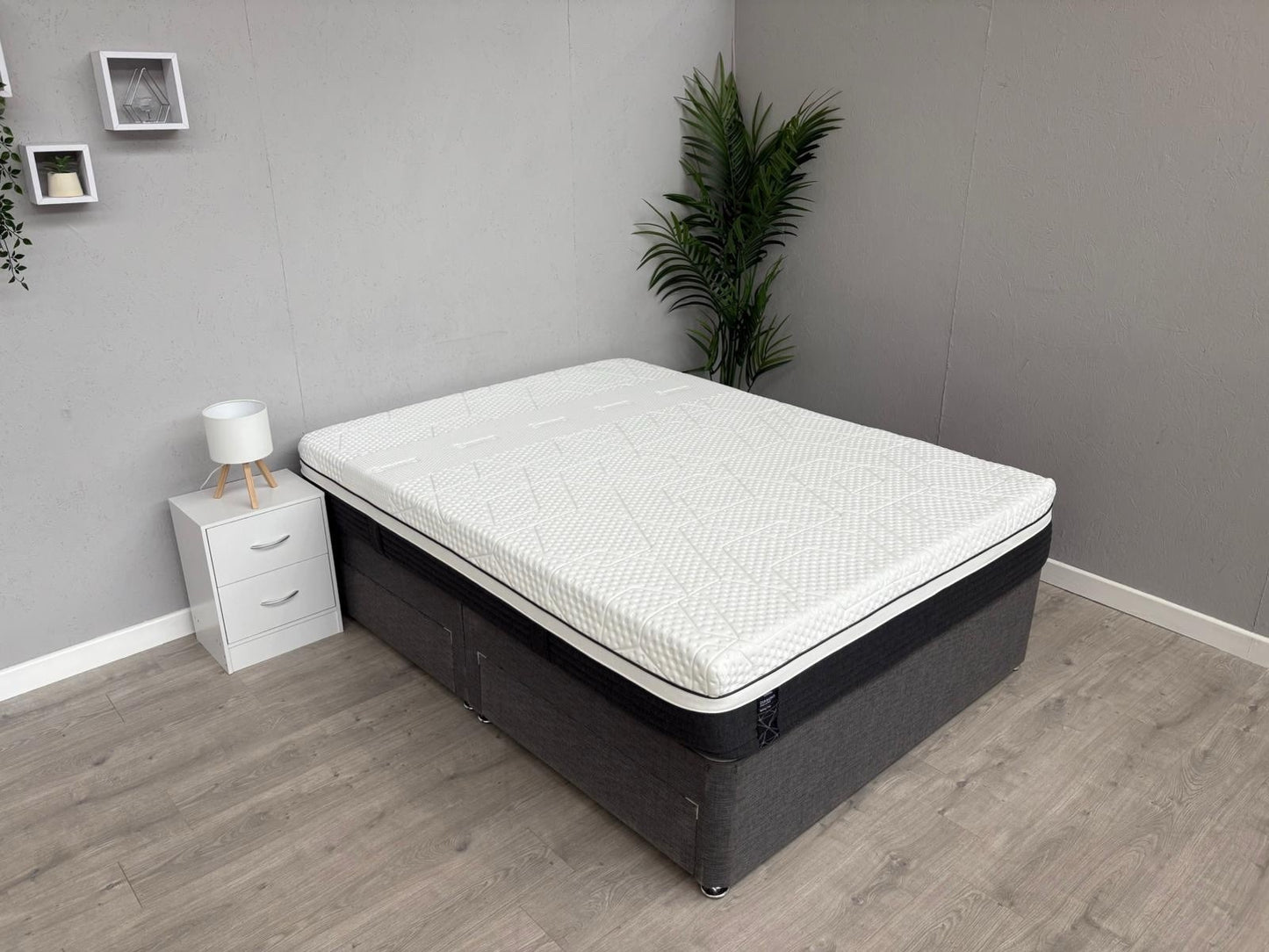 EMMA - Diamond Deluxe Spring Free 5ft Kingsize Mattress - RRP £2,099