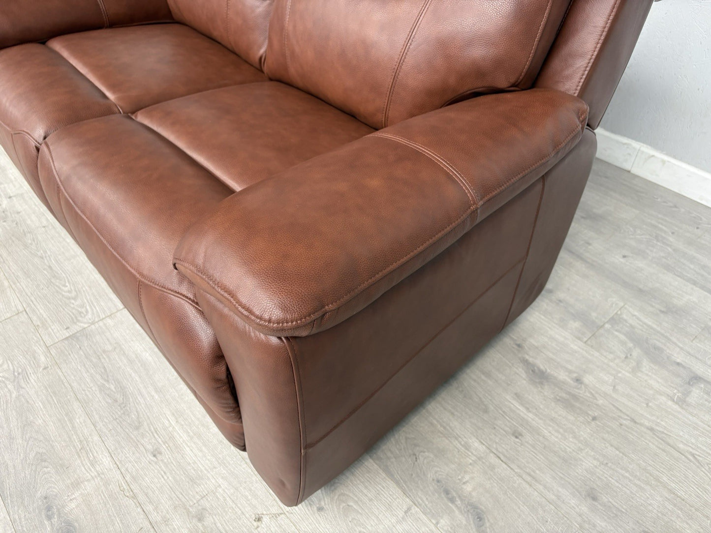 Furniture Village SLOANE Leather 2 Seater Sofa - RRP £1,295