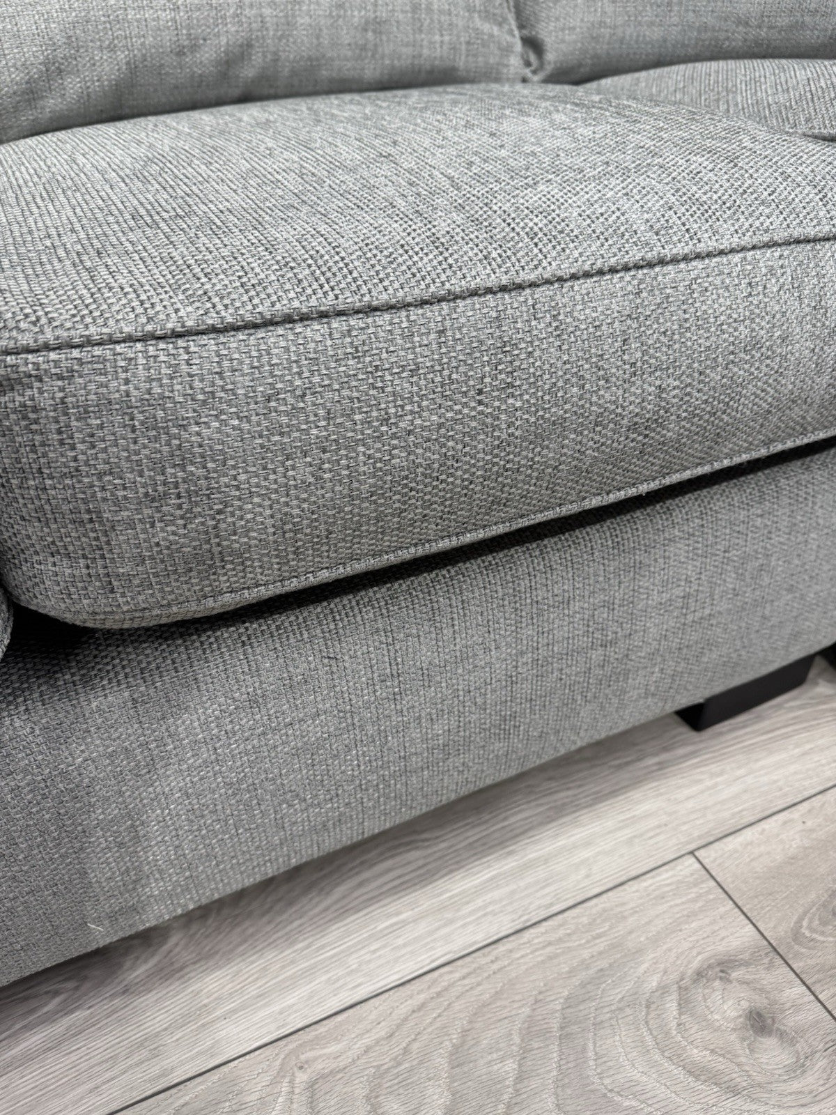 Furniture Village ELORA Fabric RHF Corner Sofa + Large Footstool - RRP £3,490