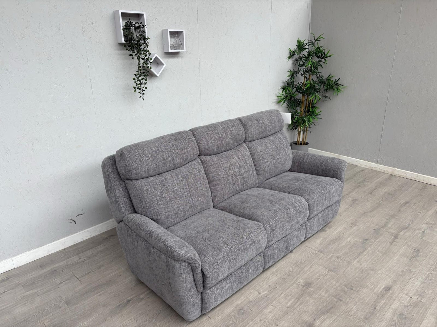 Furniture Village - ORLANDO Fabric 3 Seater Sofa, Anivia Brown - RRP £1,895