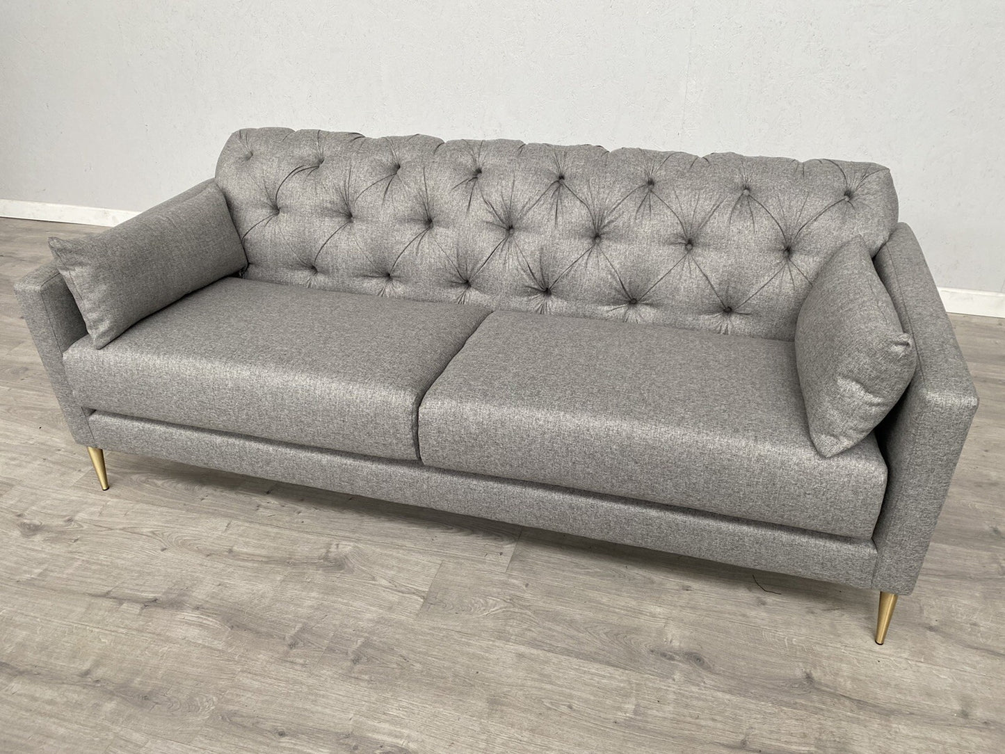 John Lewis - SWOON MENDEL Large 3 Seater Sofa, Cinder Wool Grey - RRP £1,699