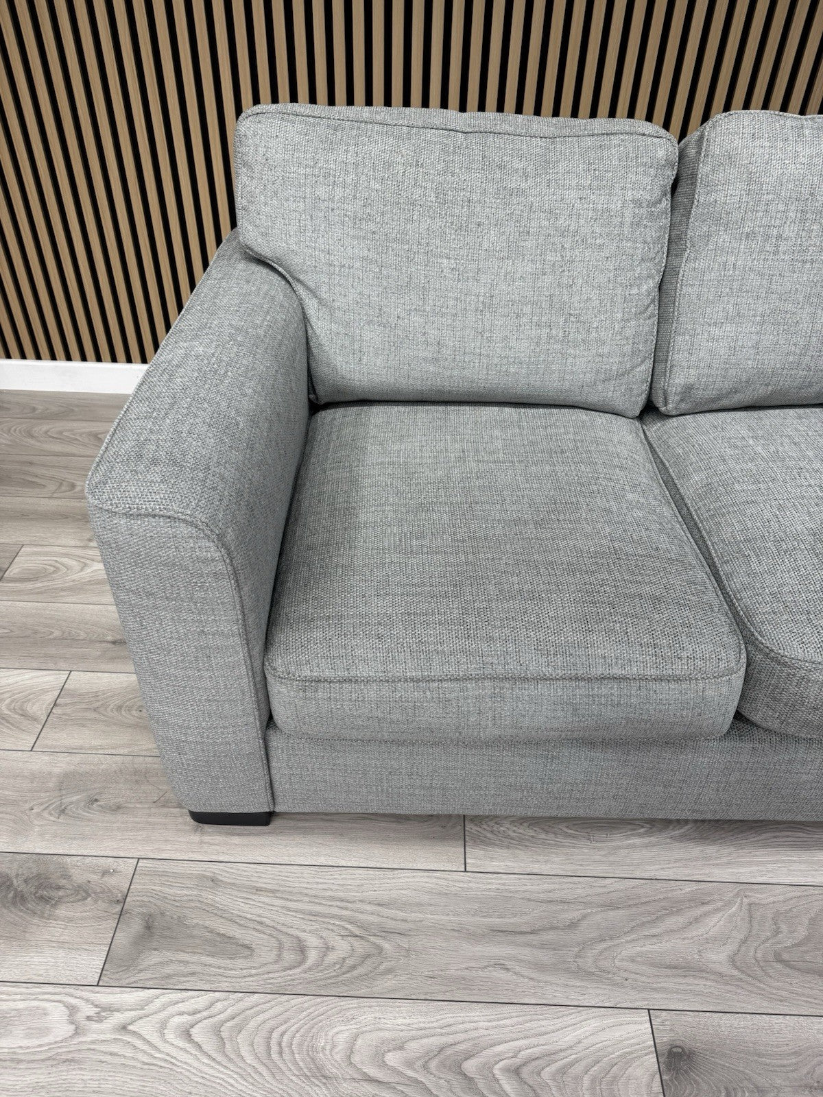 Furniture Village ELORA Fabric RHF Corner Sofa + Large Footstool - RRP £3,490
