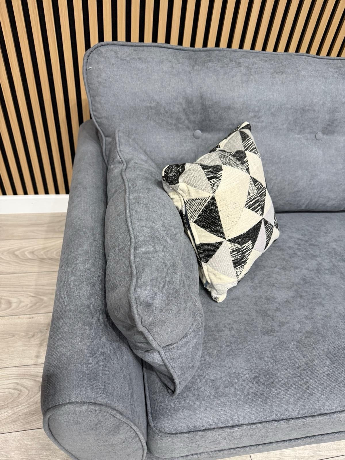 DFS - Zinc 3 & 2 Fabric Seater Sofa Set RRP £1799