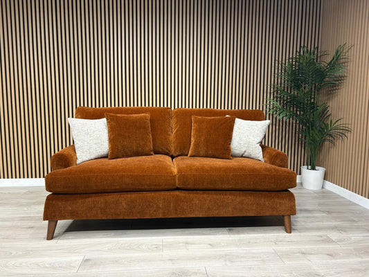 Furniture Village JACKSON Fabric Velvet 3 Seater Sofa - RRP £995