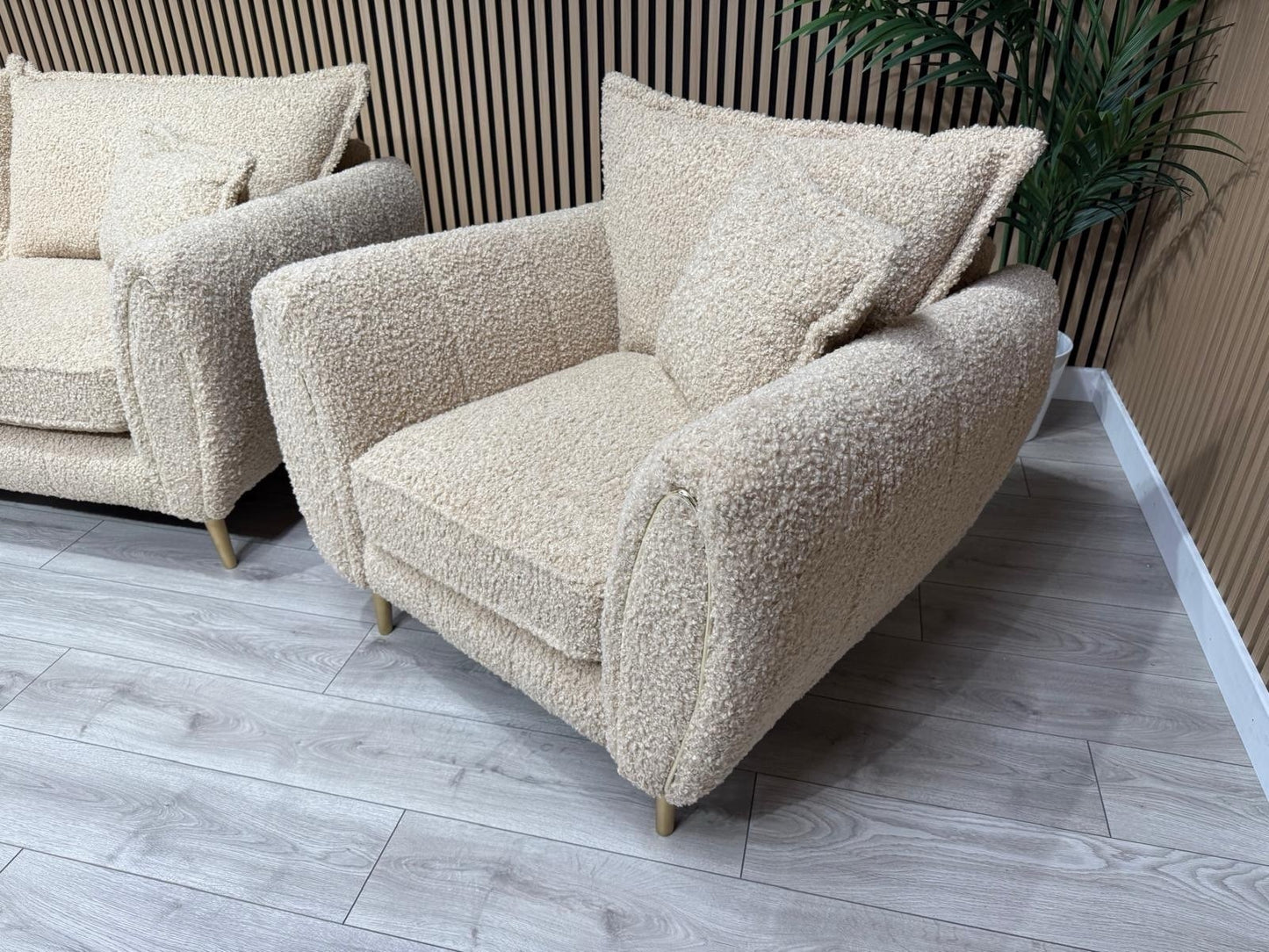 Sofology - Gabrielle Style Fabric 3 Seater Sofa + Armchair Set - RRP £2,898
