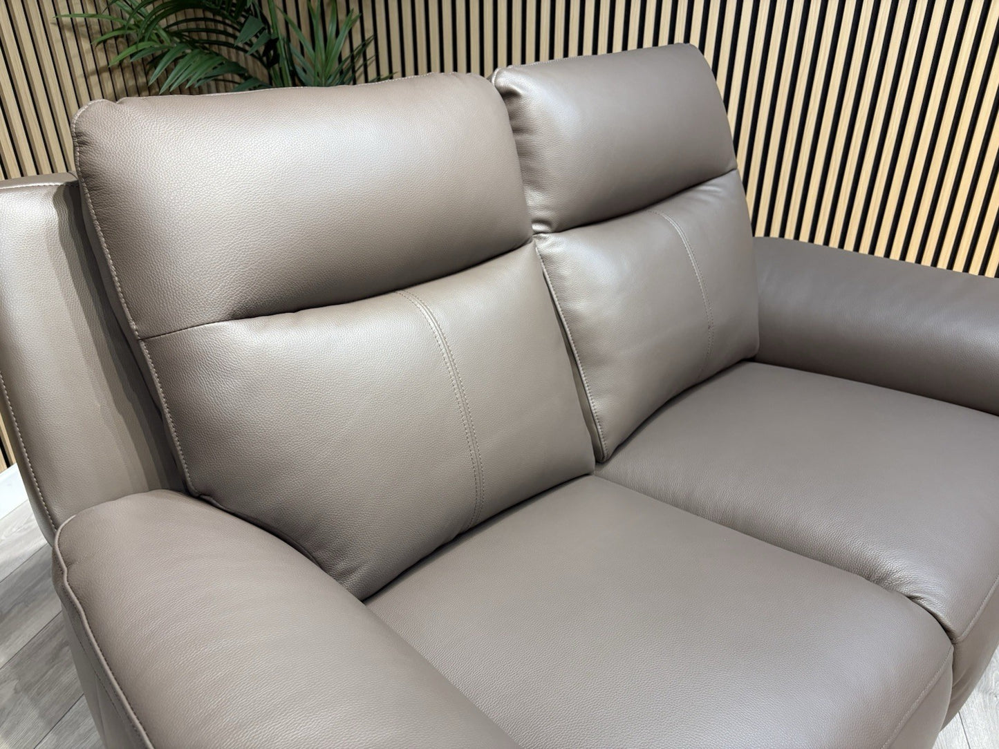 NAVONA 3 Seater + 2 Seater Leather Sofa Set, Power Recliners - RRP £3,498