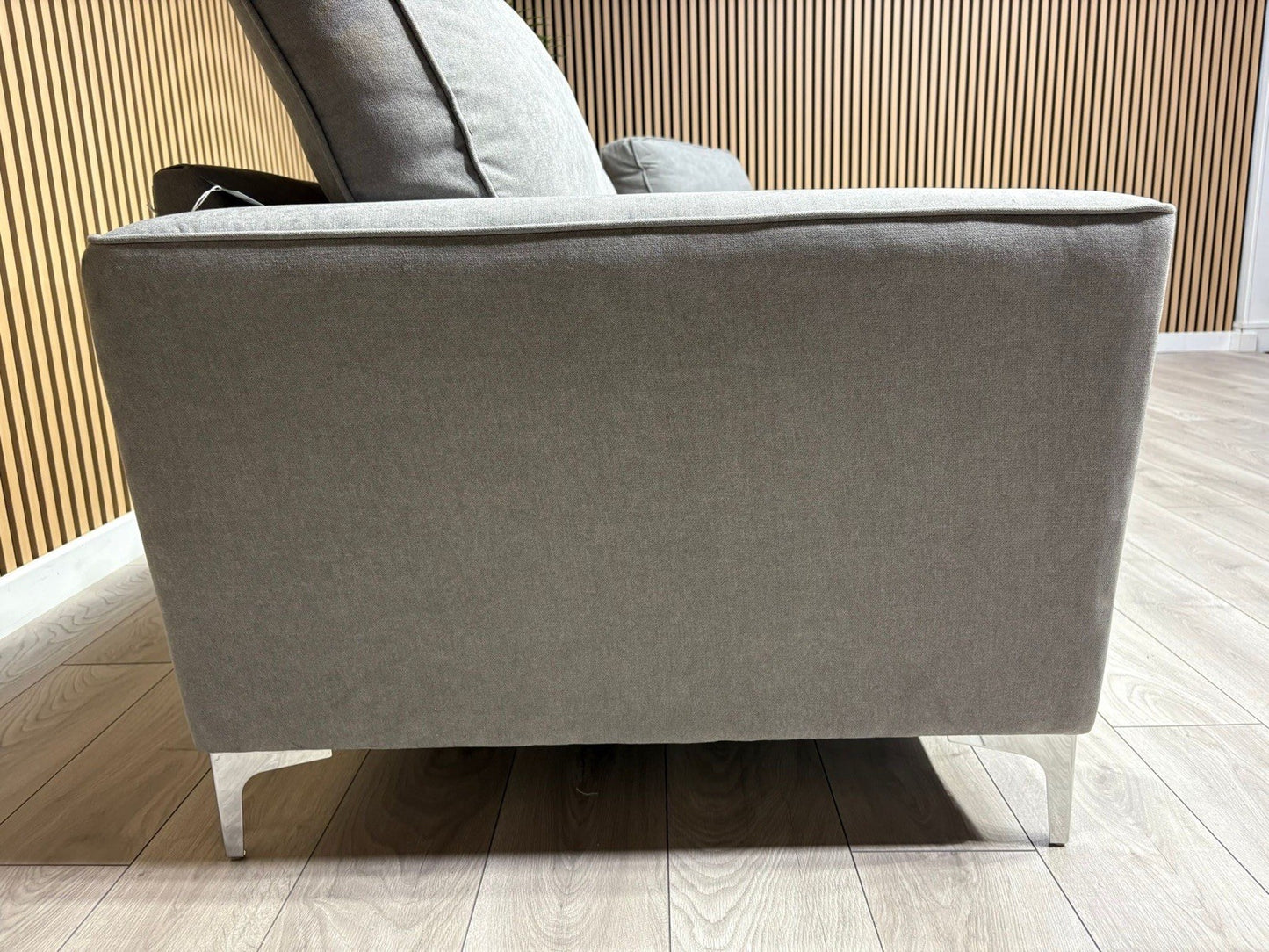 Furniture Village LEGEND Fabric 3 Seater Sofa + Armchair, Pewter - RRP £1,990