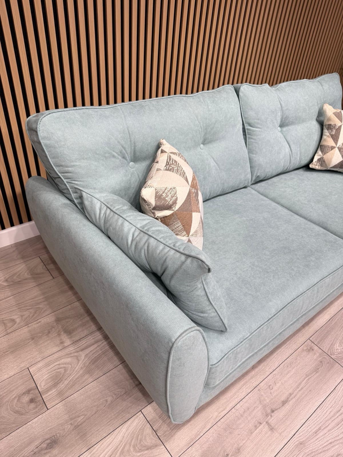 DFS - Zinc 3 Seater & Chair Fabric Seater Sofa Set RRP £1799
