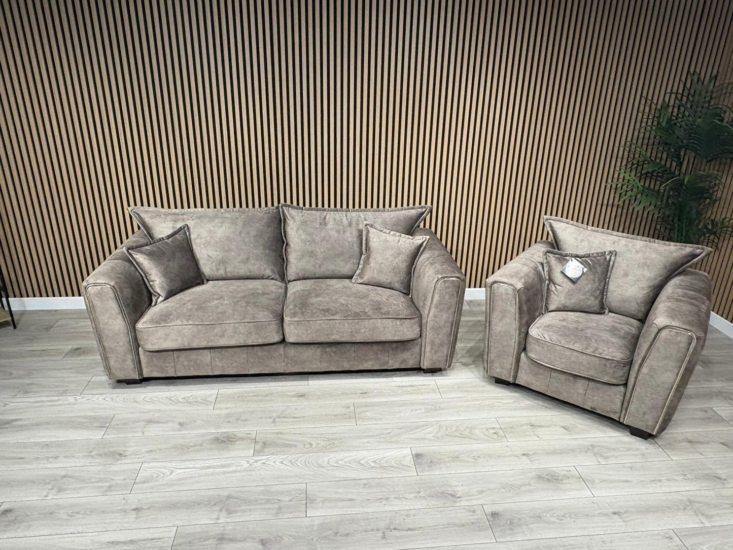 DFS - CHERISHED Style 3 Seater Sofa + Armchair Set, Formal Back - RRP £2,198