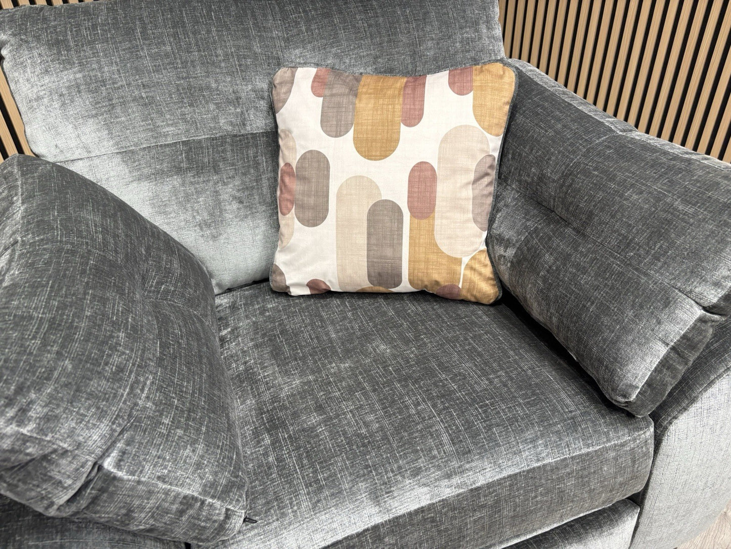 Furniture Village MALIBU Fabric 3 Seater Sofa + Armchair, Recliners - RRP £3,440