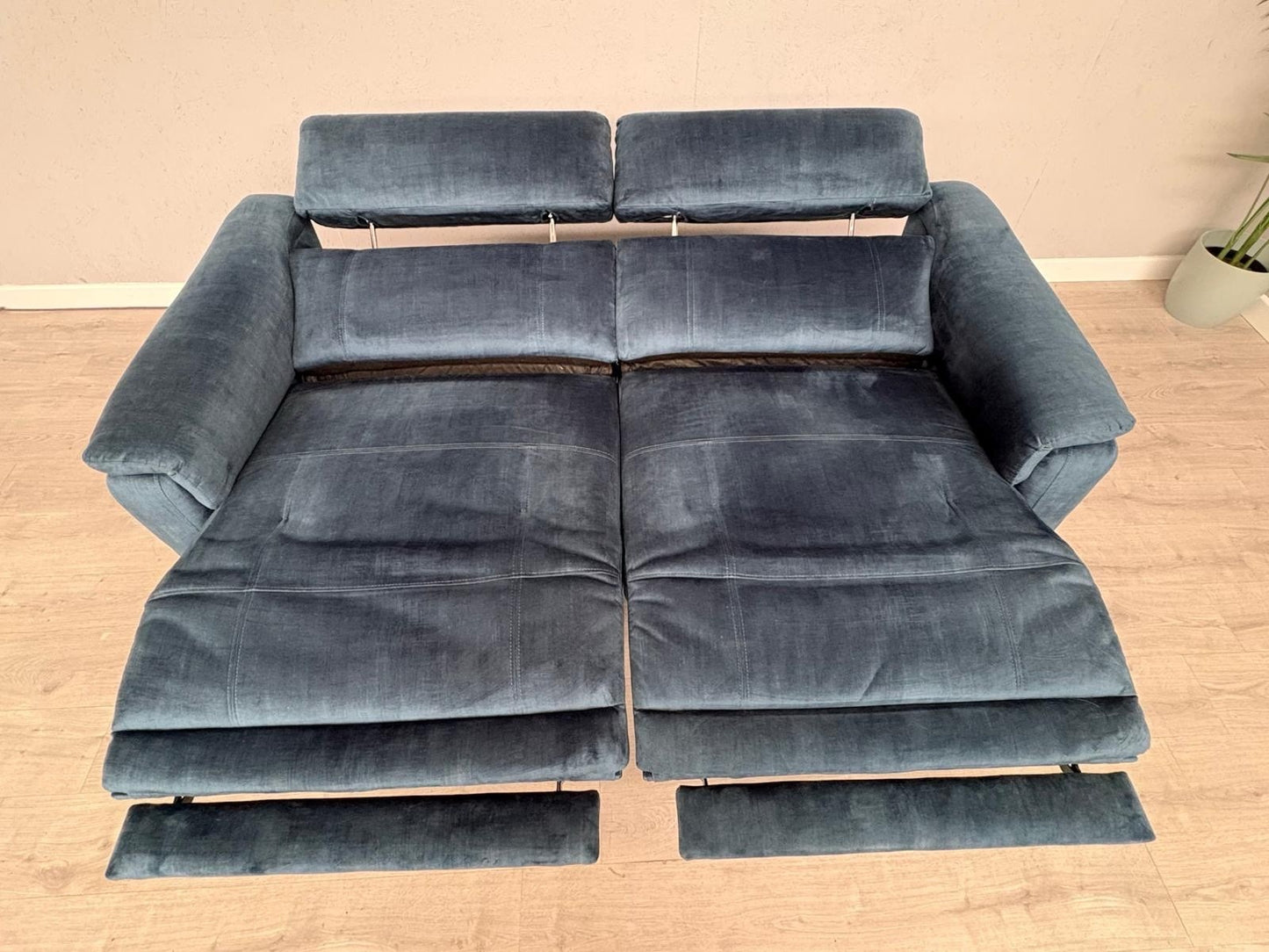 Furniture Village MOET Fabric Power Recliner 3 Seater Sofa - RRP £1,995