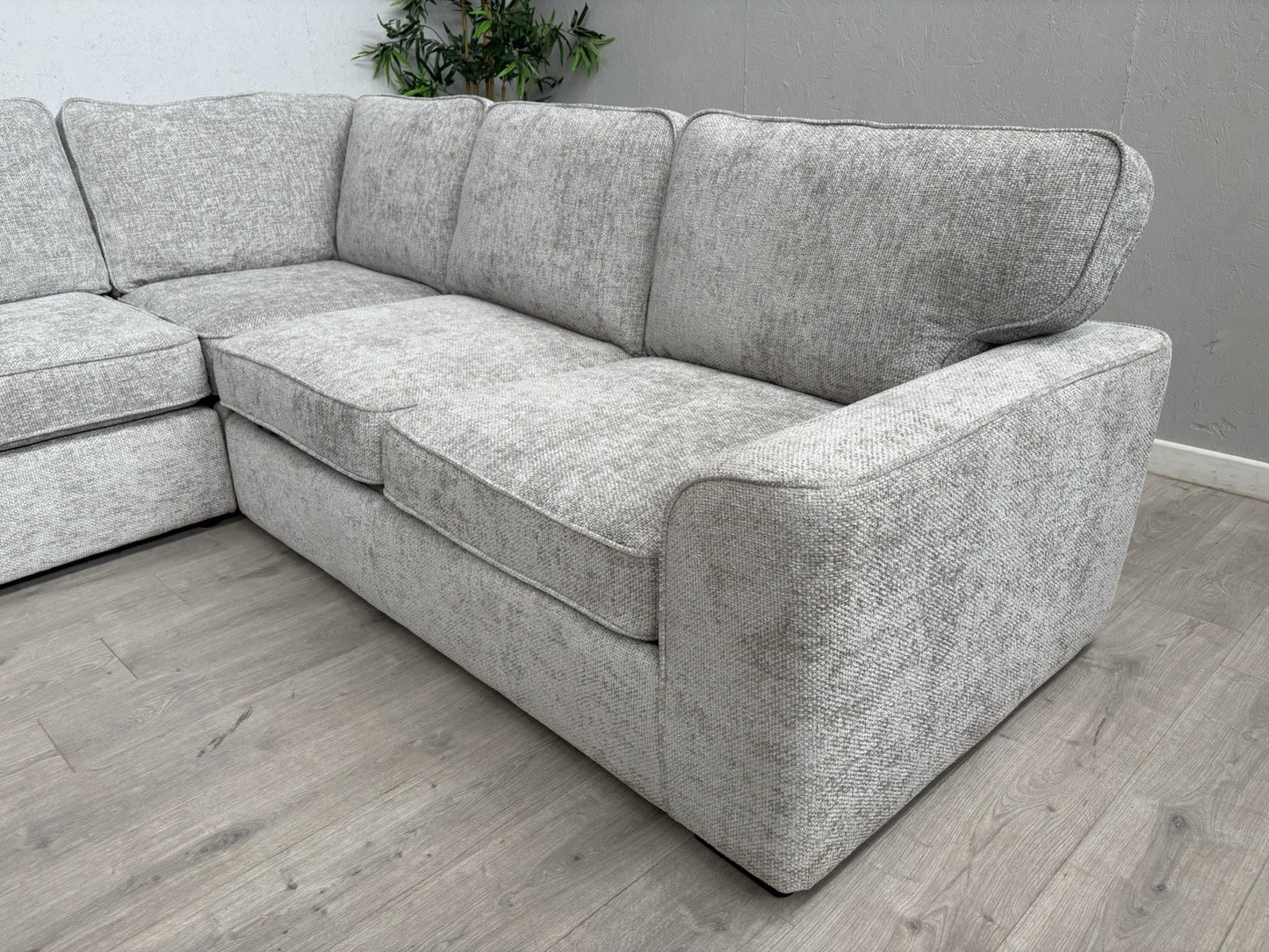 Furniture Village EMILIA Fabric LHF Small Sofa Bed Corner Sofa - RRP £2,095