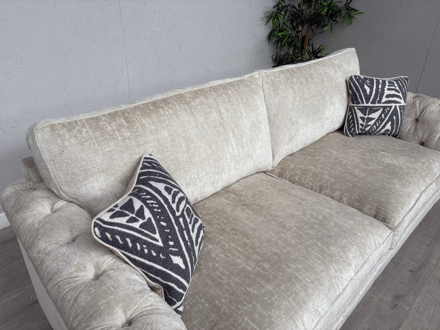 Westbridge - LUCILLE Extra Large Fabric 4 Seater Sofa, Oyster - RRP £2,695