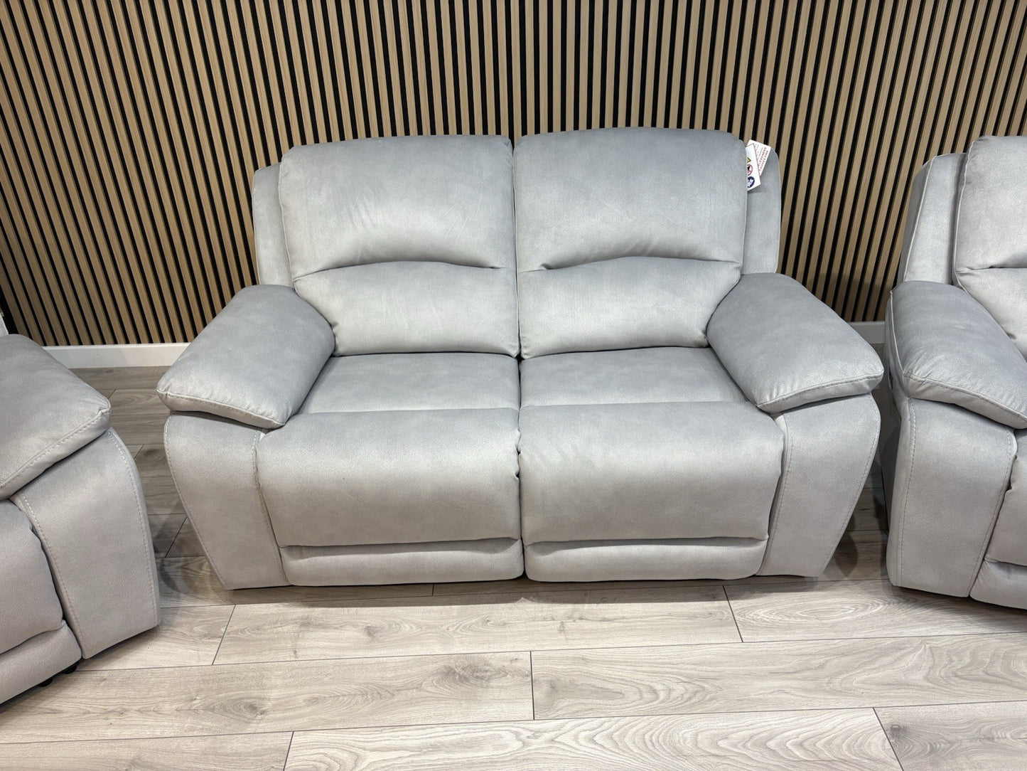 ScS SPENCER Fabric 3 + 2 Seater Sofas + Armchair, Power Recliners - RRP £3,897