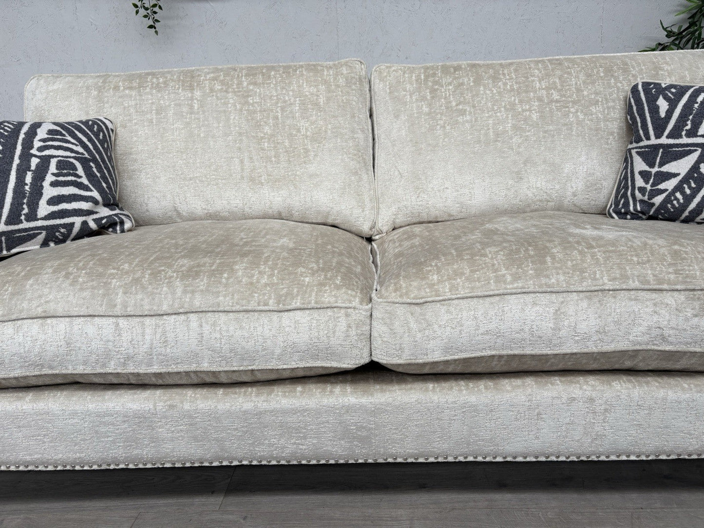 Westbridge - LUCILLE Extra Large Fabric 4 Seater Sofa, Oyster - RRP £2,695