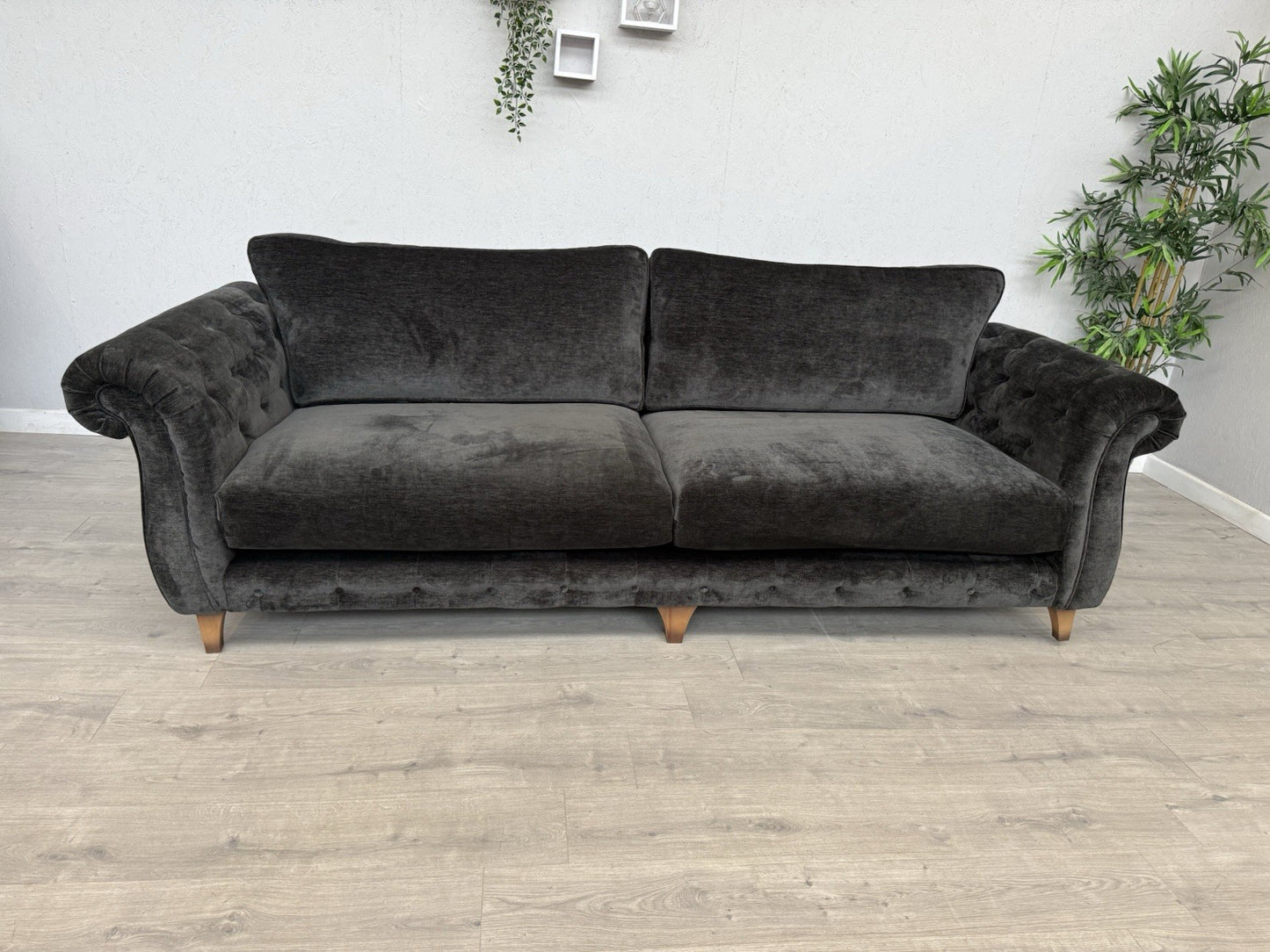 Furniture Village Boutique PALACE Fabric 4 Seater Classic Back Sofa - RRP £2,795