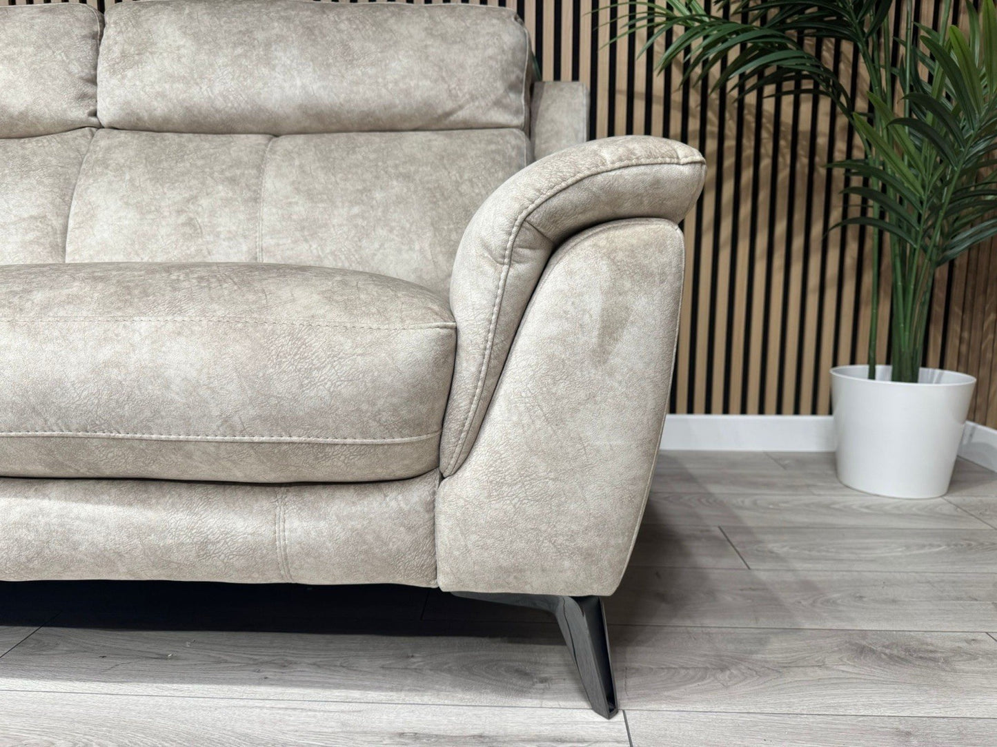 Furniture Village CONTEMPO Fabric LHF Open End Chaise Corner Sofa - RRP £2,295