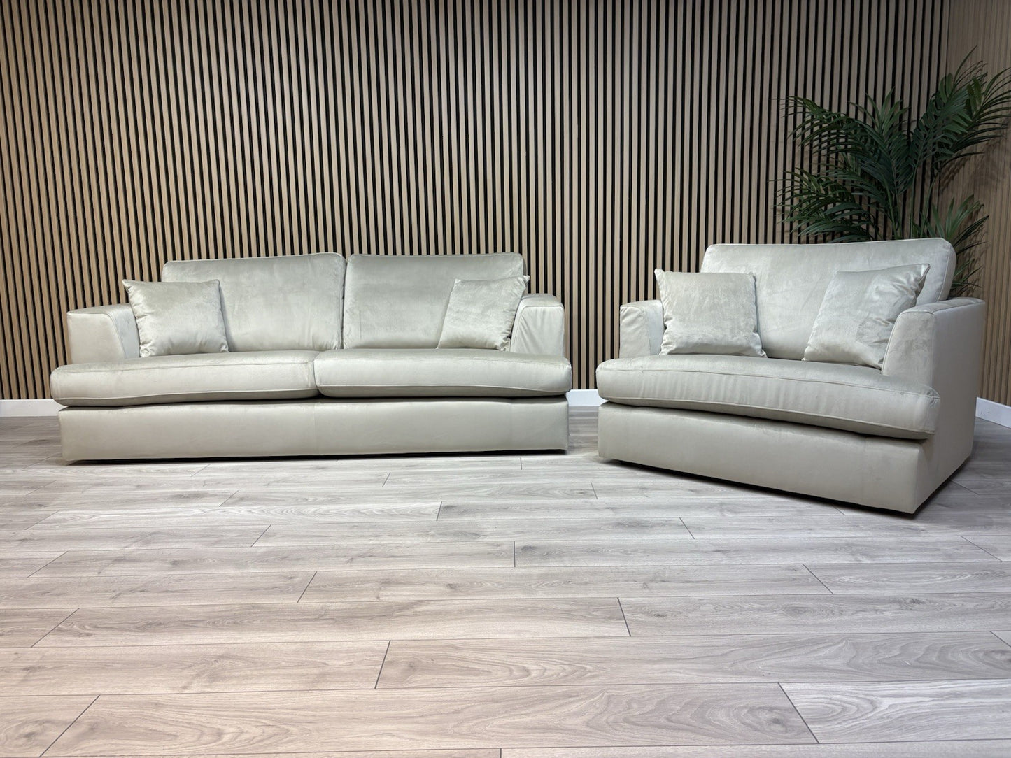 NEXT - STRATUS Fabric 3 Seater Sofa + Loveseat Armchair - RRP £2,998