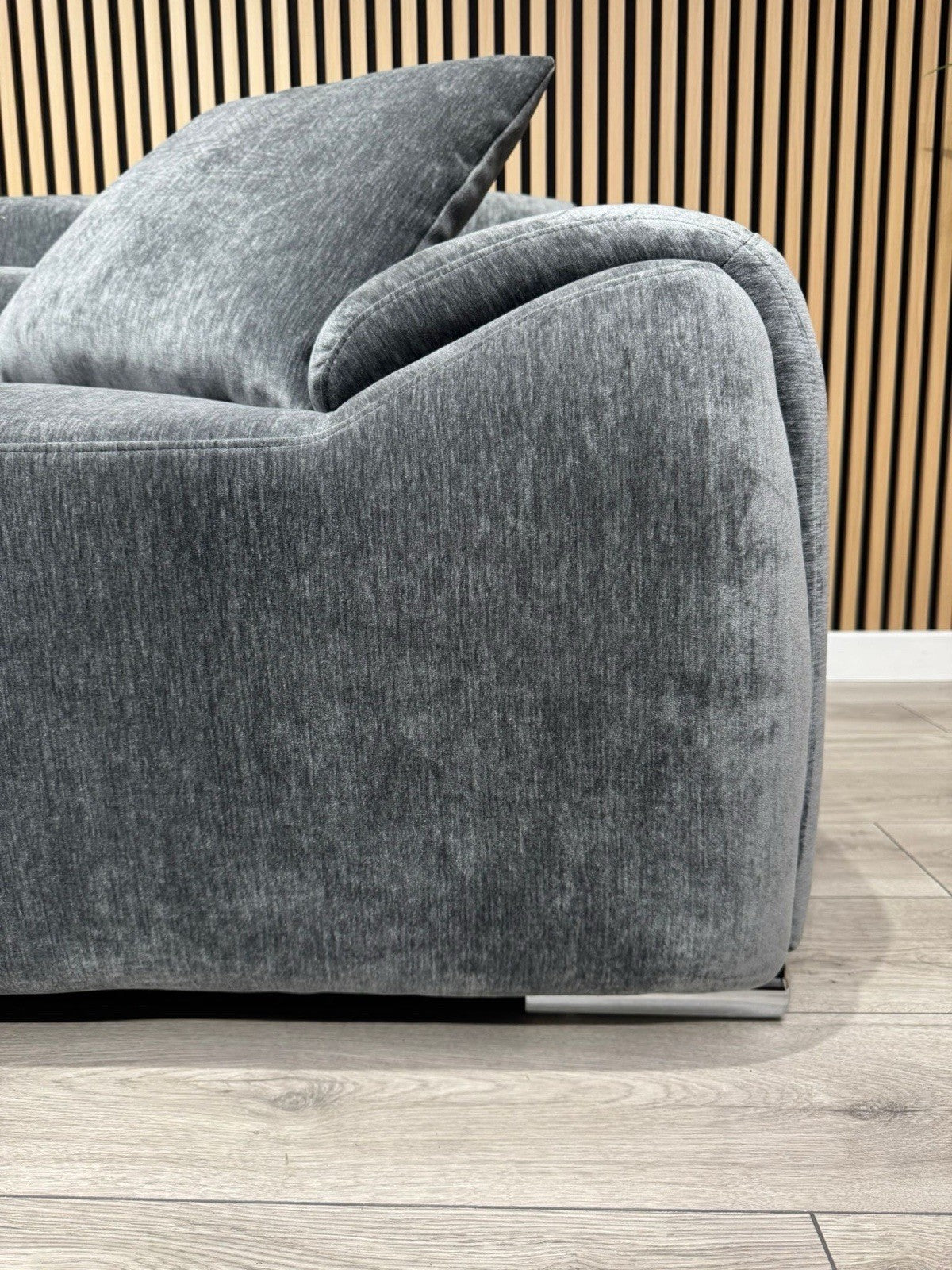 MODENA Large Fabric LHF Open End Chaise Corner Sofa - RRP £2,499