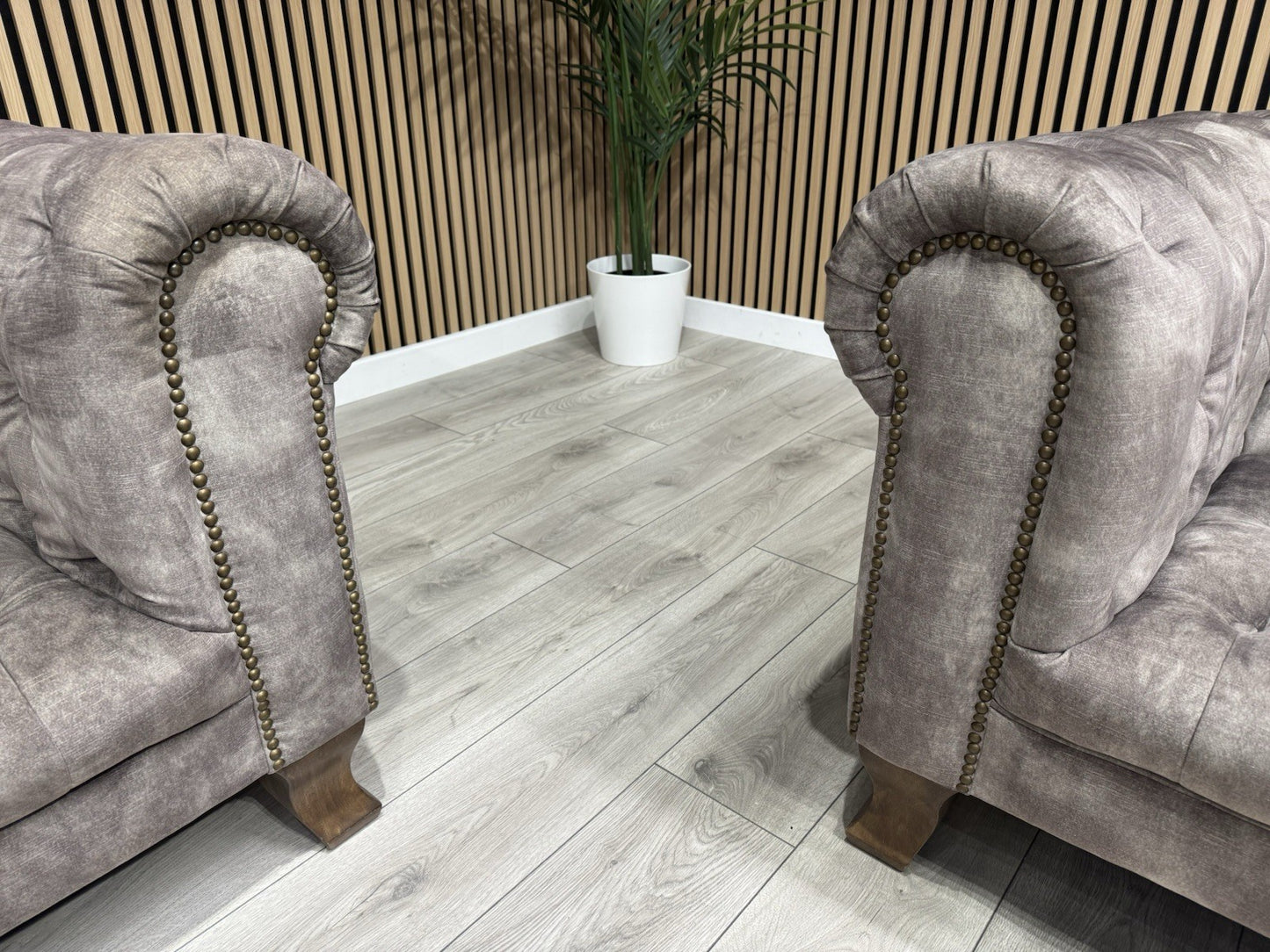 Furniture Village A&J Hampton 2 Seater & Snuggle Chair RRP £3295