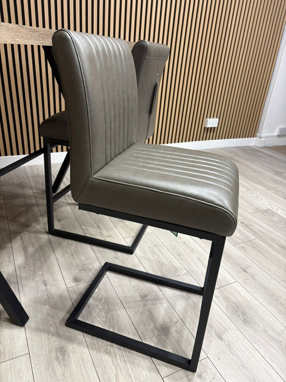 NEXT Sample - RIGA Industrial leather Bar Stools