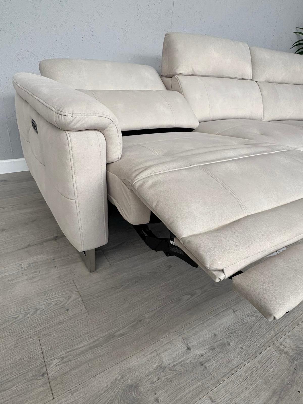Furniture Village MOET Fabric Large Power Recliner Corner Sofa - RRP £3,595