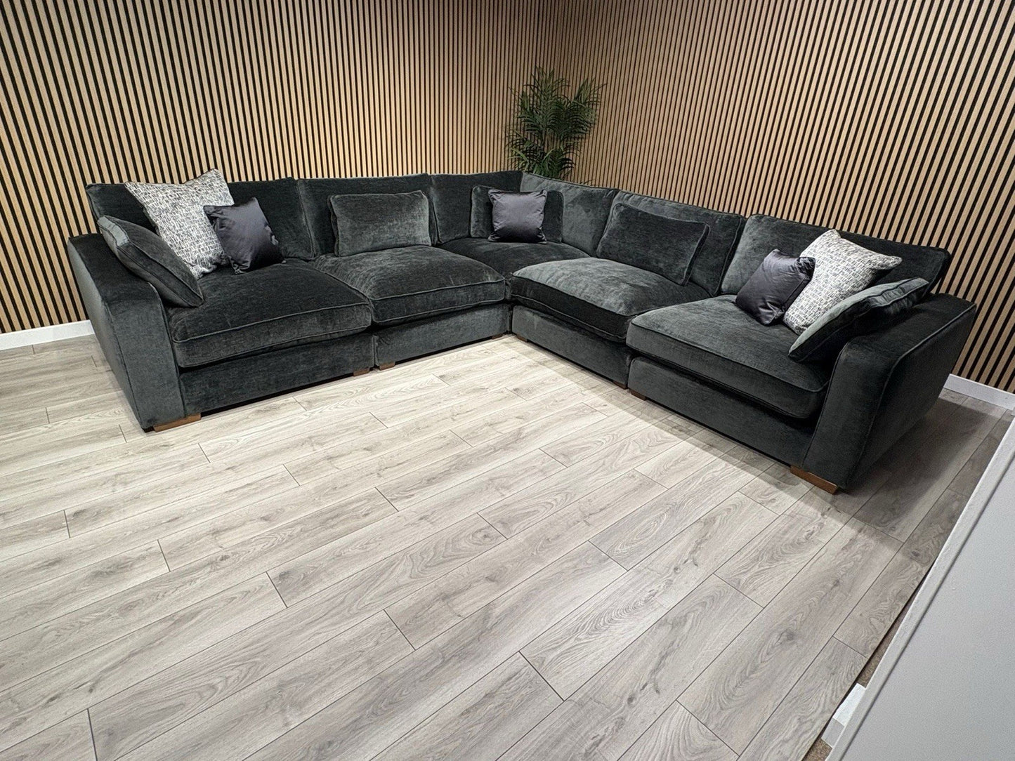 Sofology CAVALLI Fabric Modular 3 Corner 3 Sofa, Slate - RRP £5,499