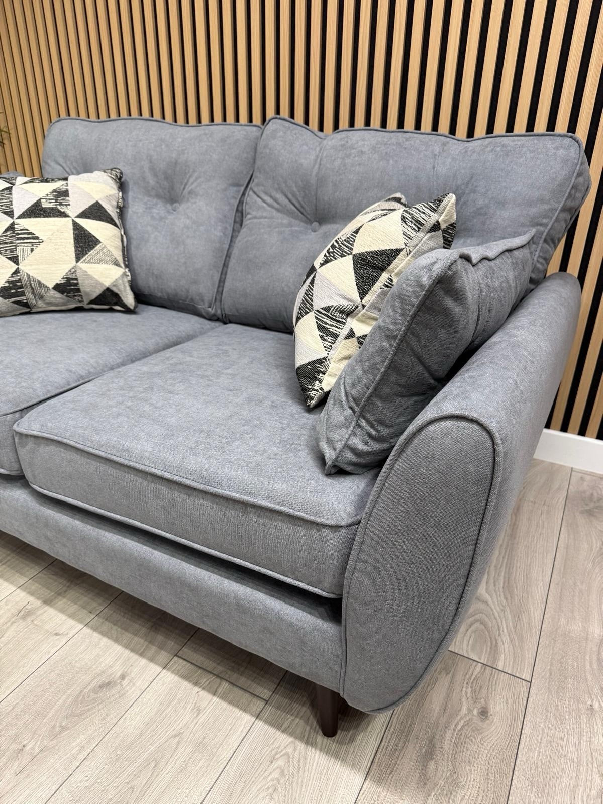 DFS - Zinc 3 & 2 Fabric Seater Sofa Set RRP £1799