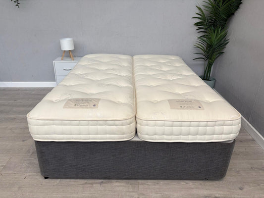 Hypnos Emotion Natural Pocket 5ft Kingsize Split Adjustable Mattress - RRP £1898