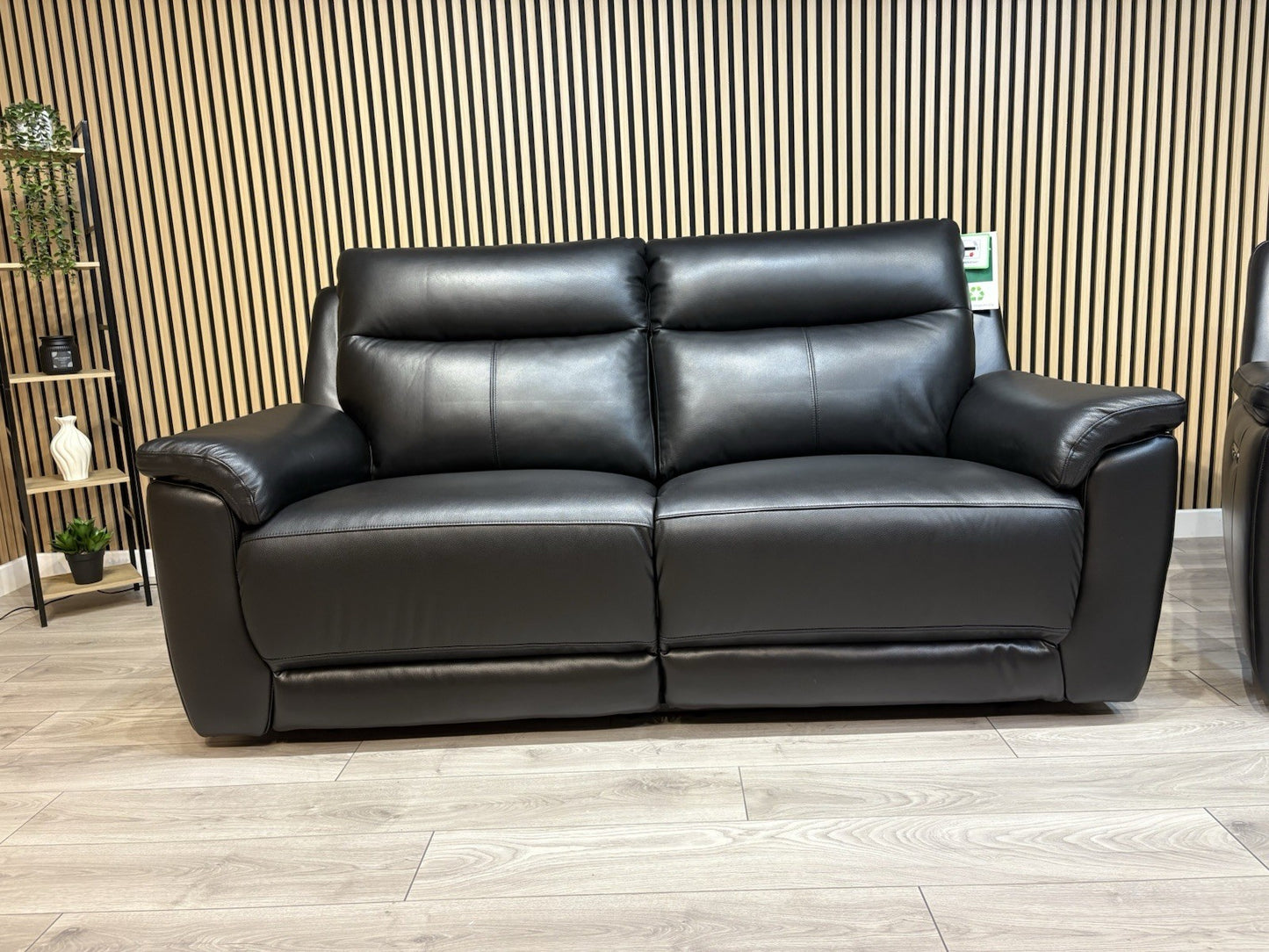 NAVONA 3 Seater + 2 Seater Leather Sofa Set, Power Recliners - RRP £3,498