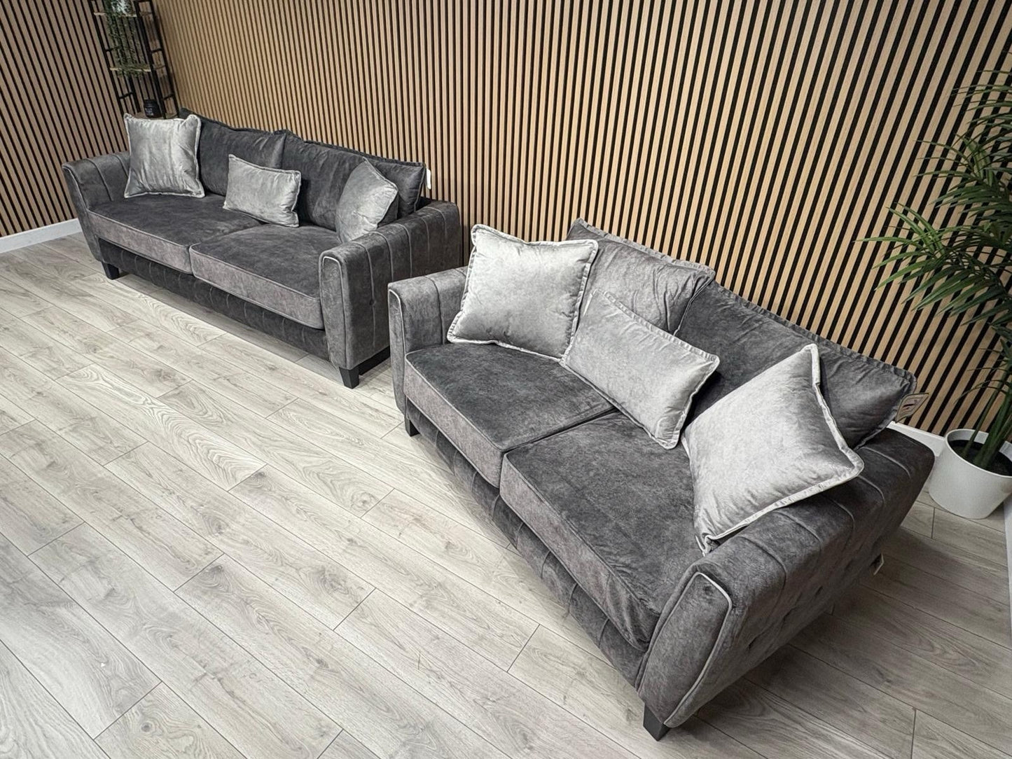 DFS - Cherished Style 3 + 2 Seater Sofa Set, Formal Back - RRP £2,399