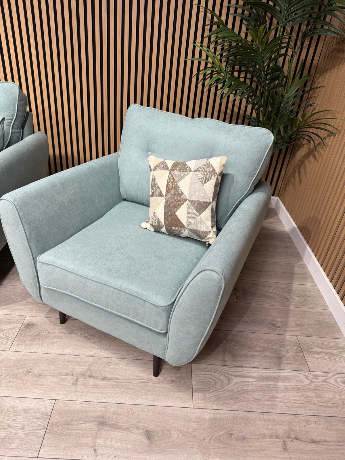 DFS - Zinc 3 Seater & Chair Fabric Seater Sofa Set RRP £1799
