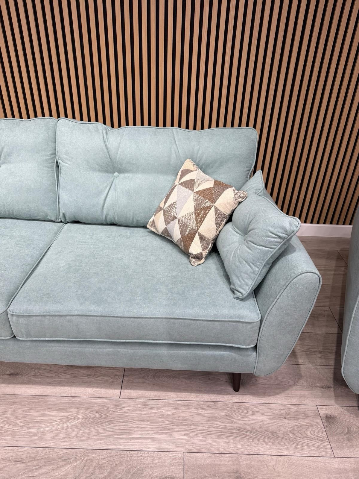 DFS - Zinc 3 Seater & Chair Fabric Seater Sofa Set RRP £1799