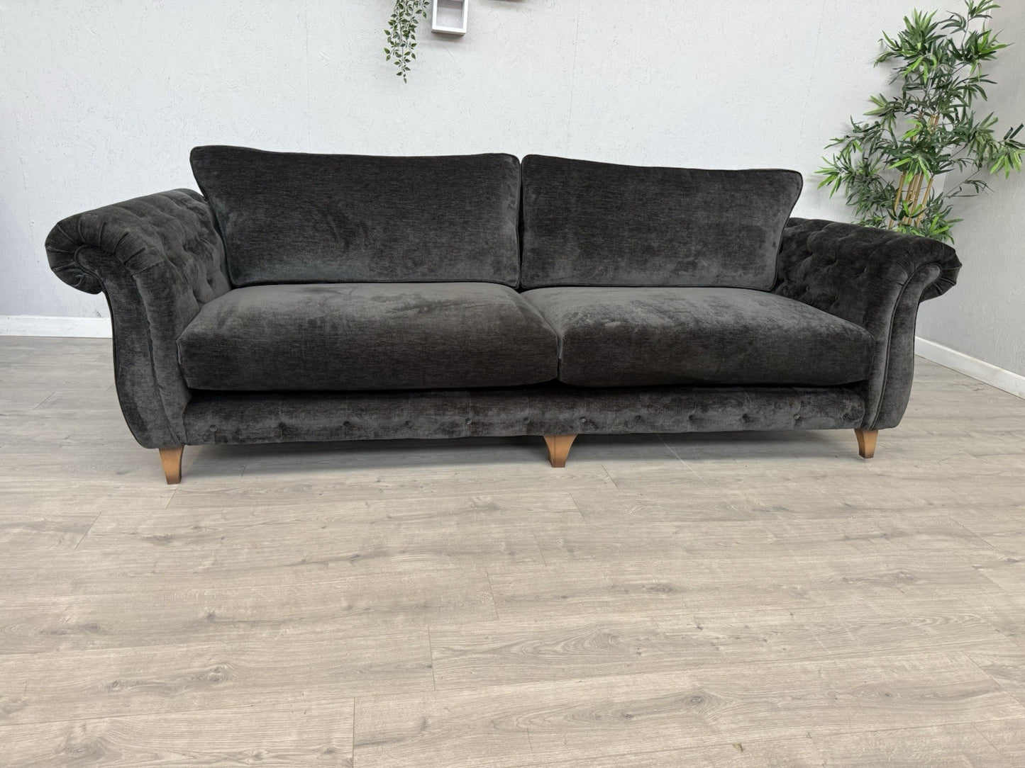 Furniture Village Boutique PALACE Fabric 4 Seater Classic Back Sofa - RRP £2,795