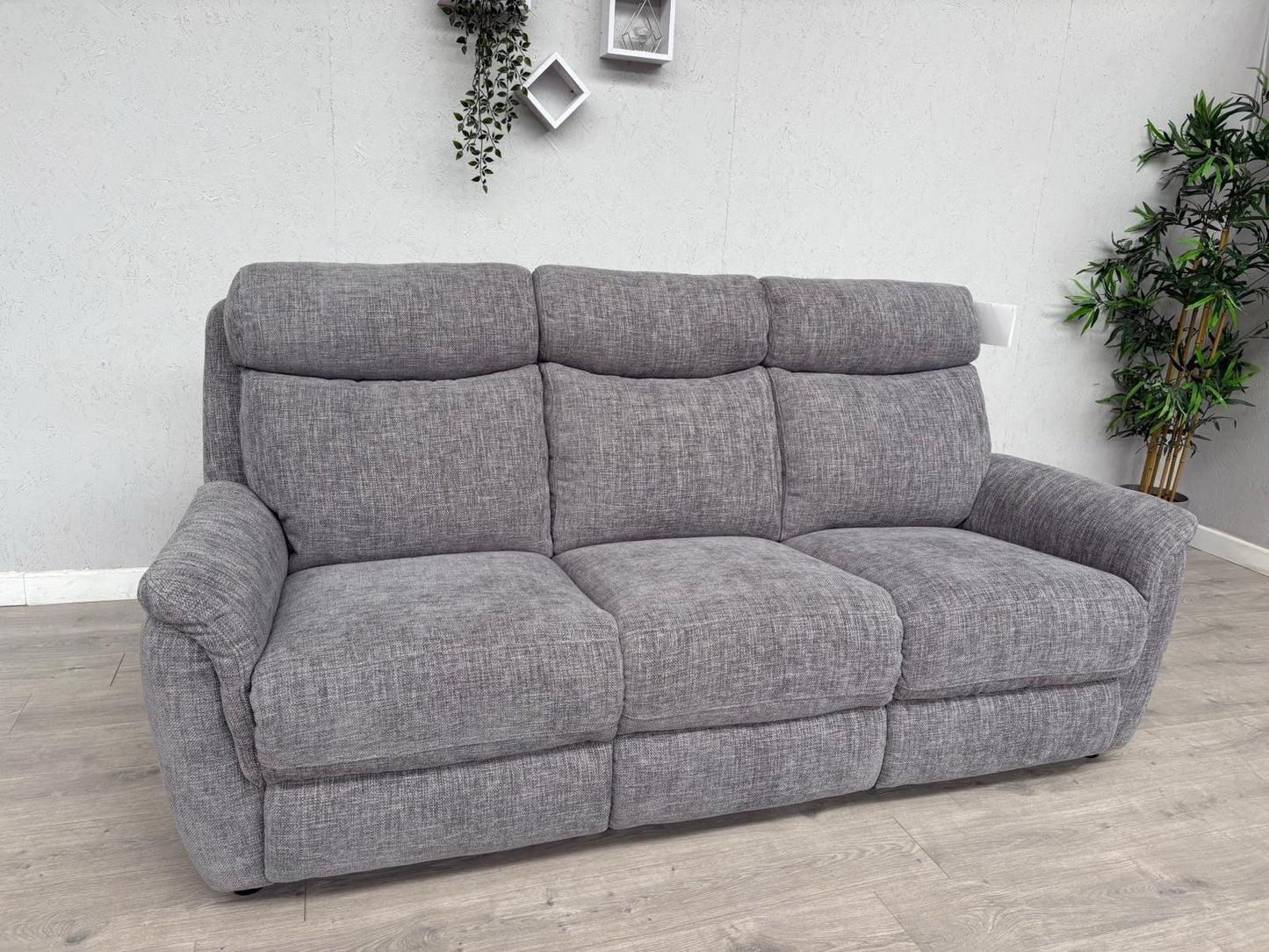 Furniture Village - ORLANDO Fabric 3 Seater Sofa, Anivia Brown - RRP £1,895
