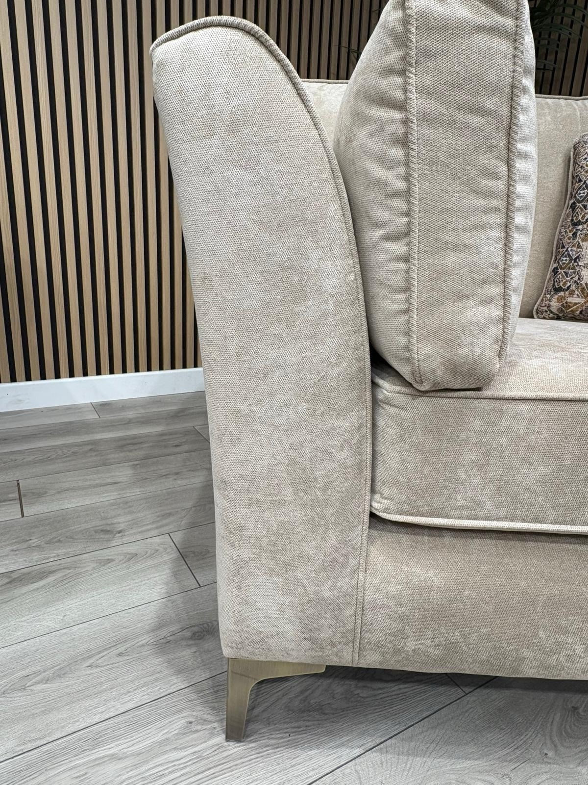Furniture Village SASHA Fabric 4 Seater Sofa + Large Cuddle Armchair - RRP £3490