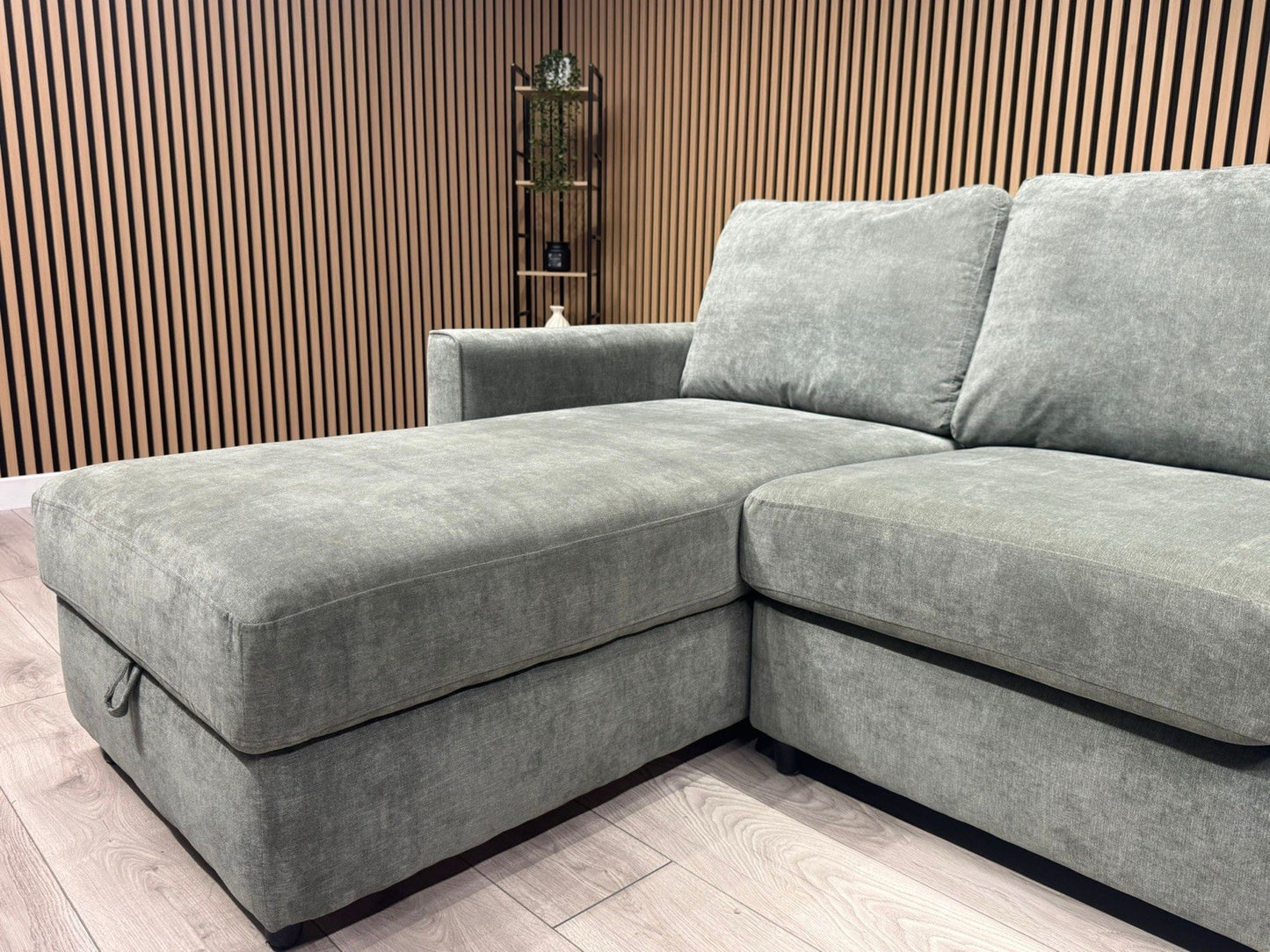 Furniture Village ESPRIT Fabric LHF Storage Chaise Corner Sofa - RRP £1,395