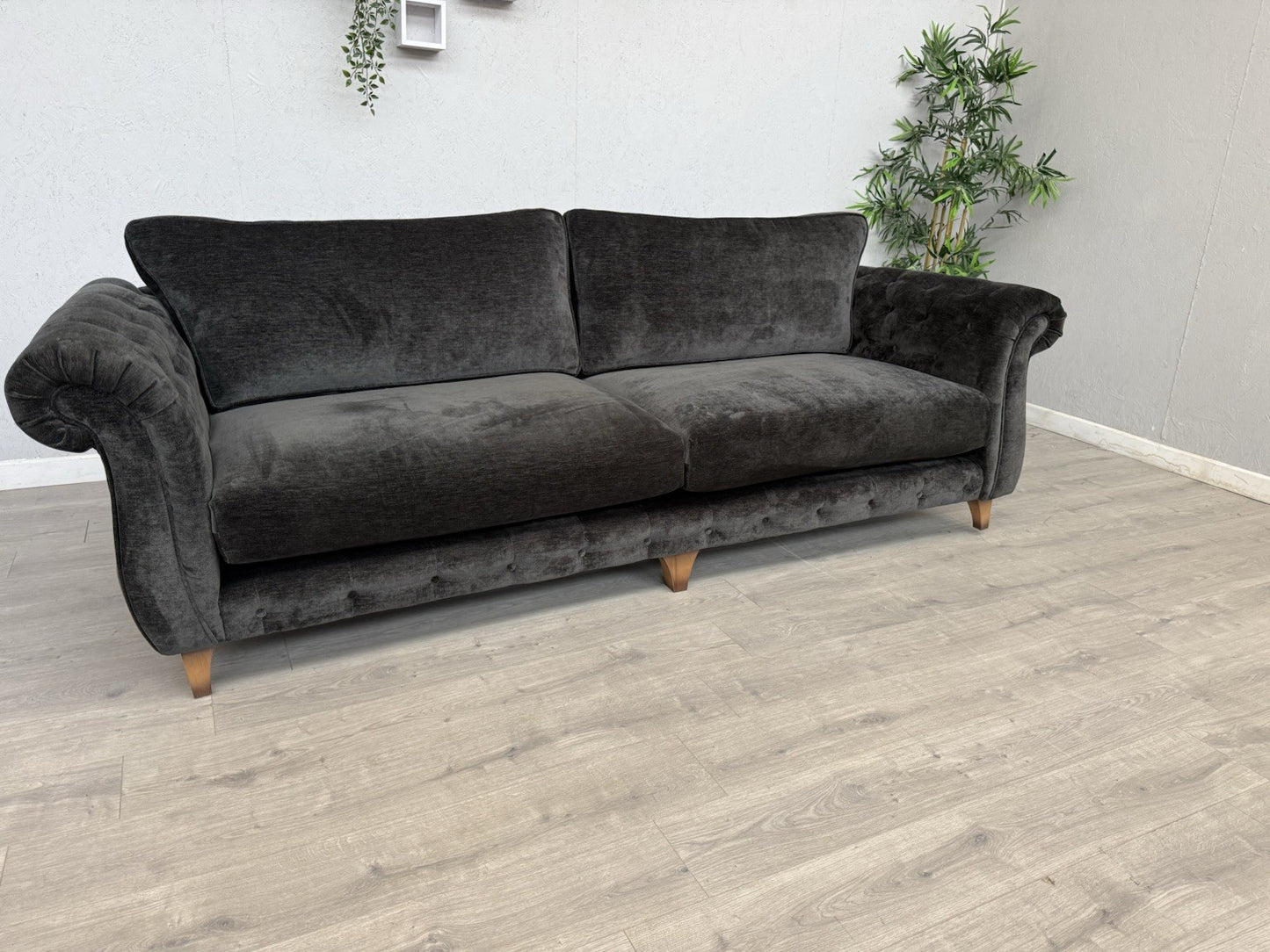 Furniture Village Boutique PALACE Fabric 4 Seater Classic Back Sofa - RRP £2,795