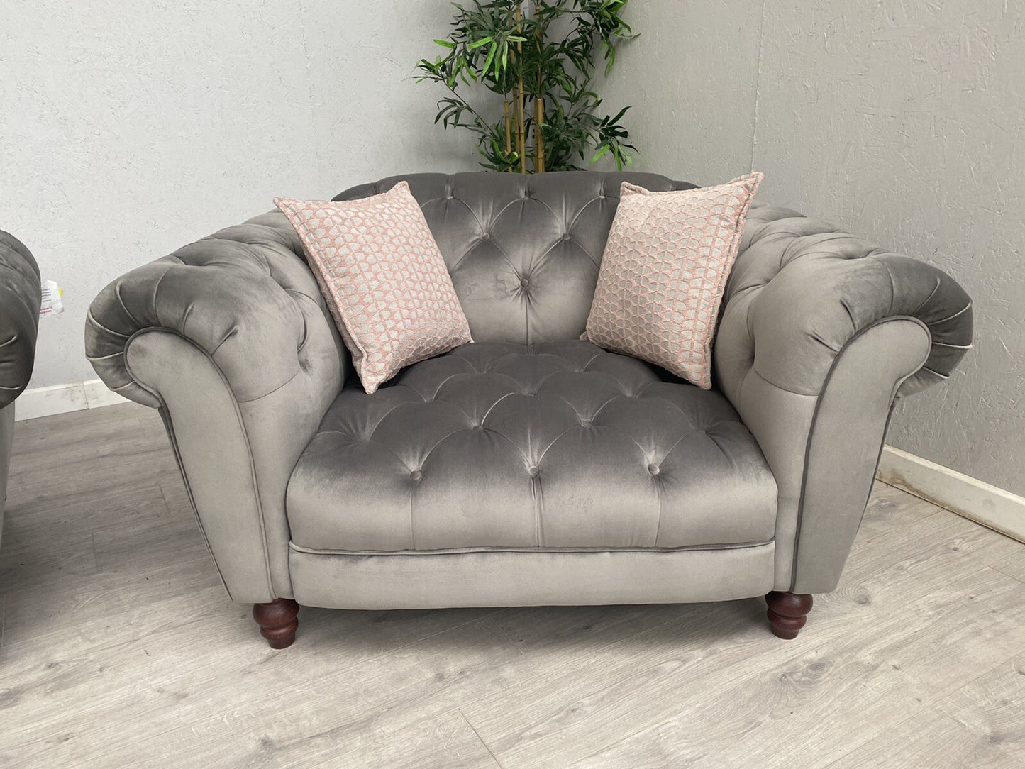 Alexander James Luisa Chesterfield 3 Seater Sofa + Armchair Set - RRP £3,930