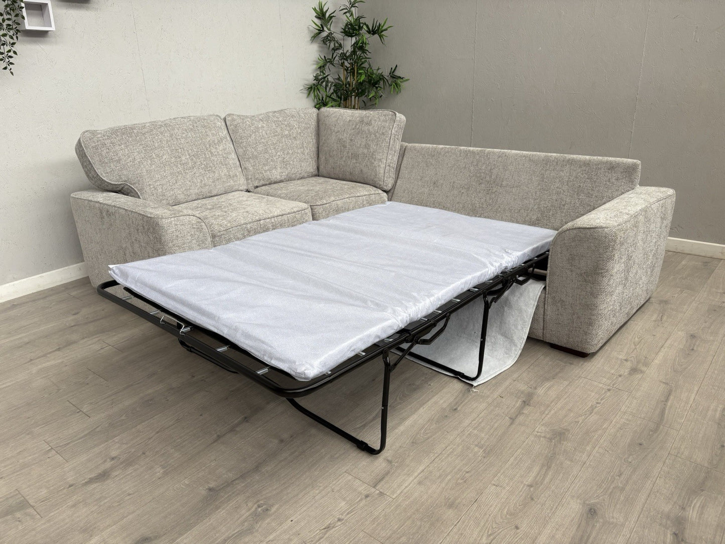 Furniture Village EMILIA Fabric LHF Small Sofa Bed Corner Sofa - RRP £2,095