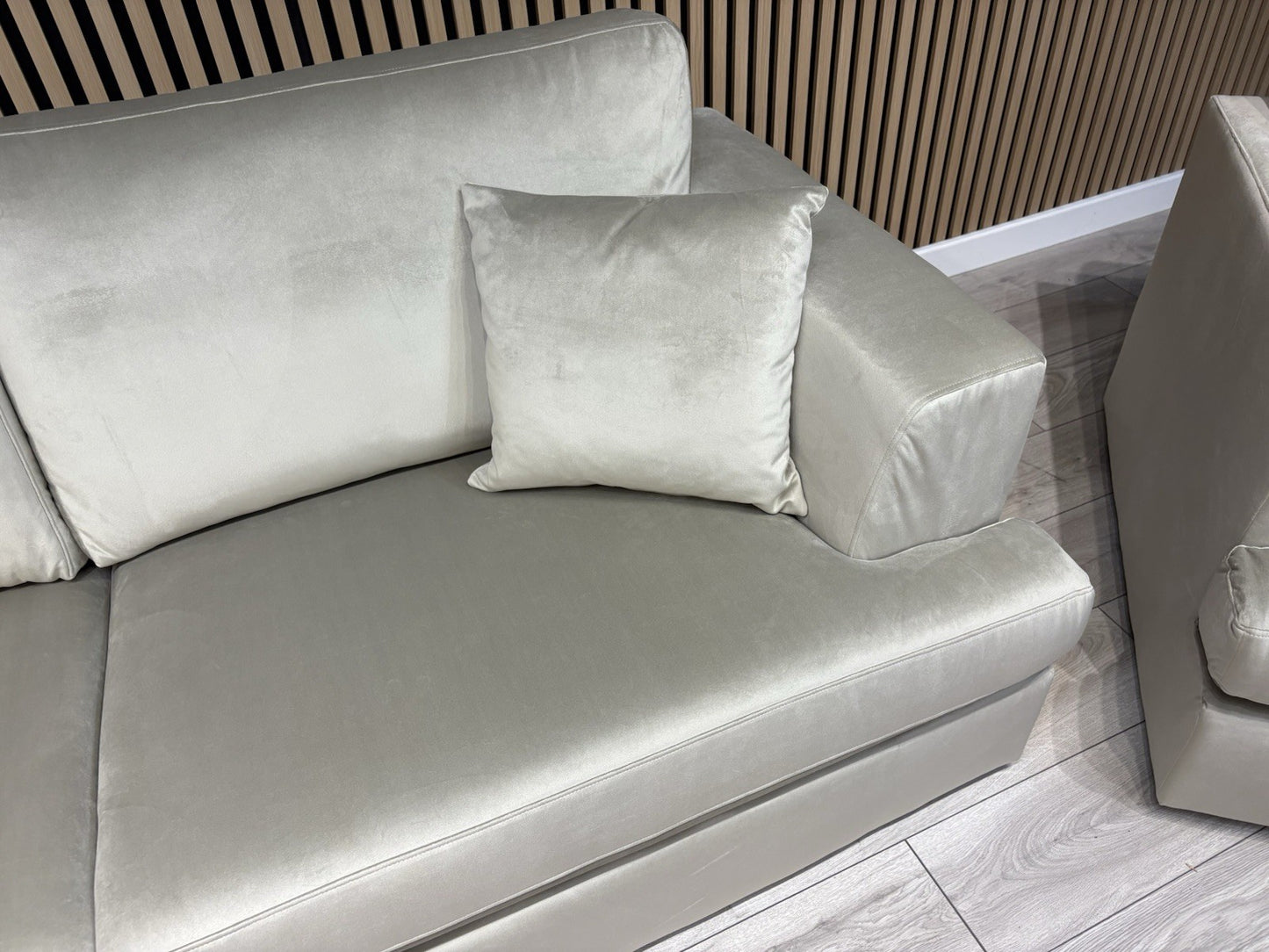 NEXT - STRATUS Fabric 3 Seater Sofa + Loveseat Armchair - RRP £2,998