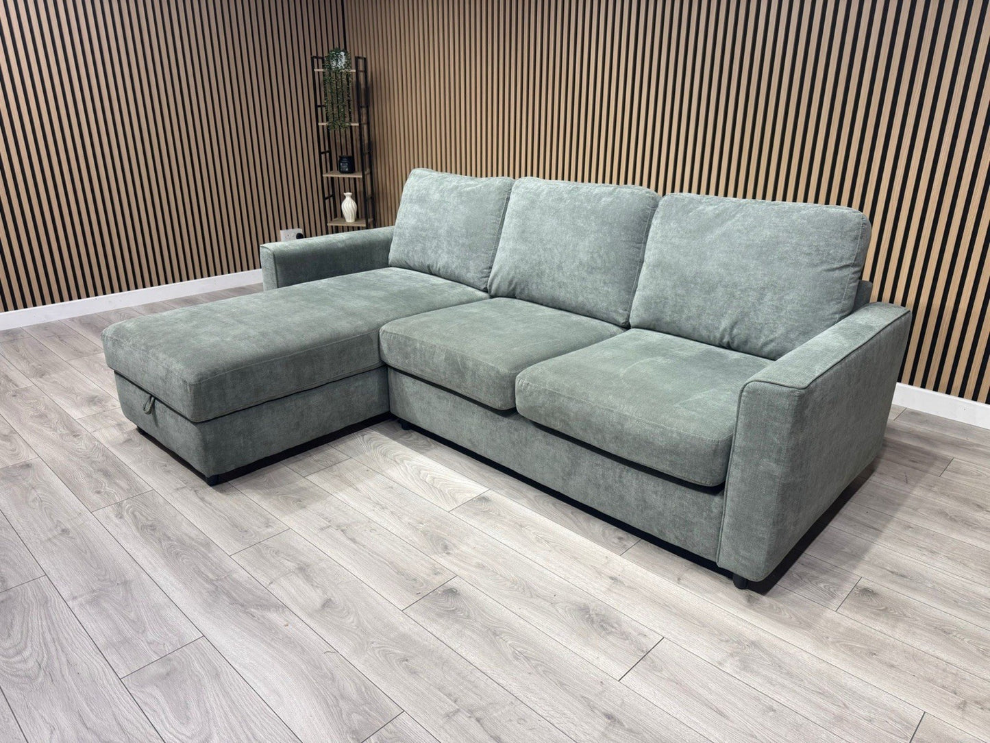 Furniture Village ESPRIT Fabric LHF Storage Chaise Corner Sofa - RRP £1,395
