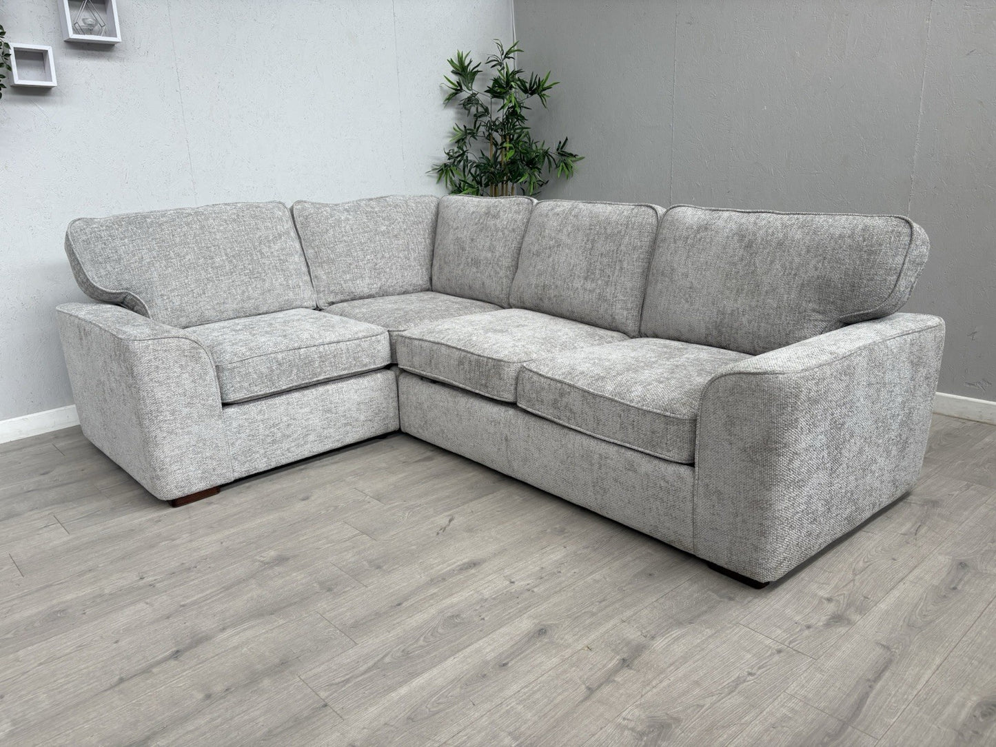 Furniture Village EMILIA Fabric LHF Small Sofa Bed Corner Sofa - RRP £2,095