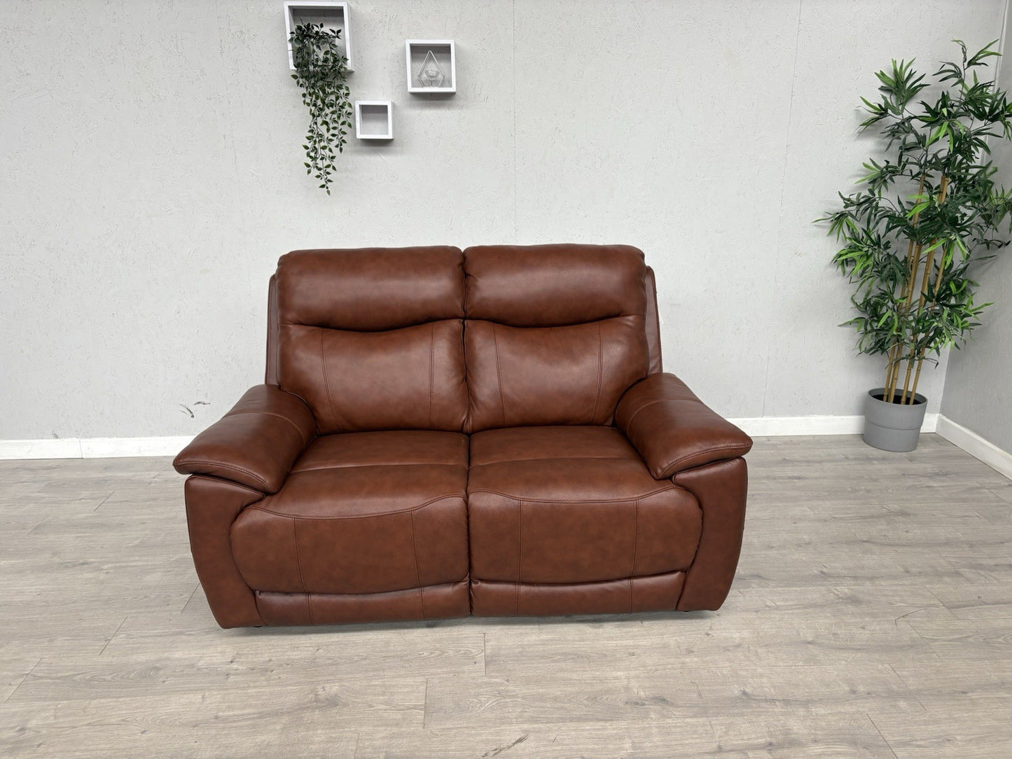 Furniture Village SLOANE Leather 2 Seater Sofa - RRP £1,295
