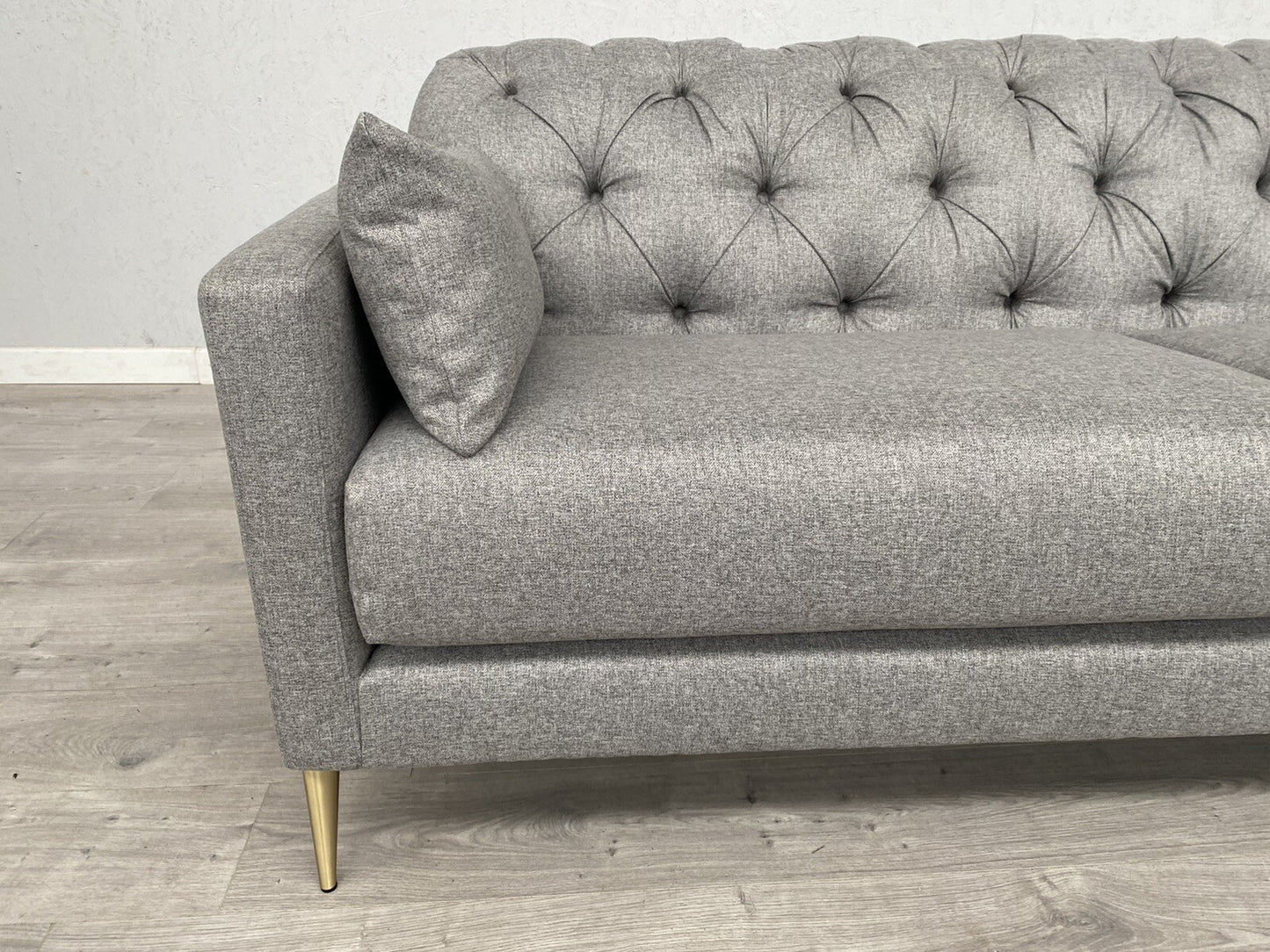 John Lewis - SWOON MENDEL Large 3 Seater Sofa, Cinder Wool Grey - RRP £1,699