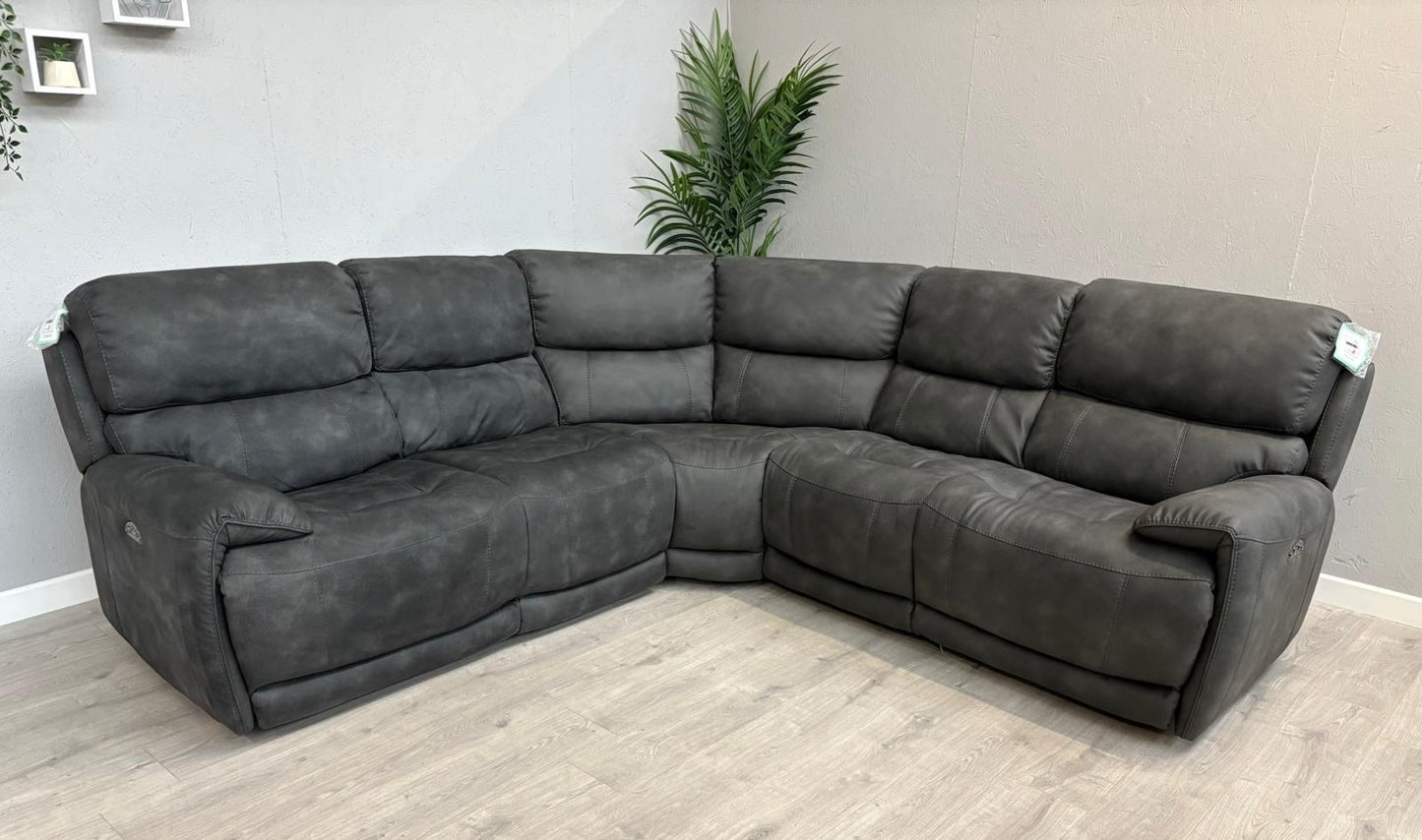 Furniture Village - LINK Fabric Large Power Recliner Corner Sofa - RRP £2,445
