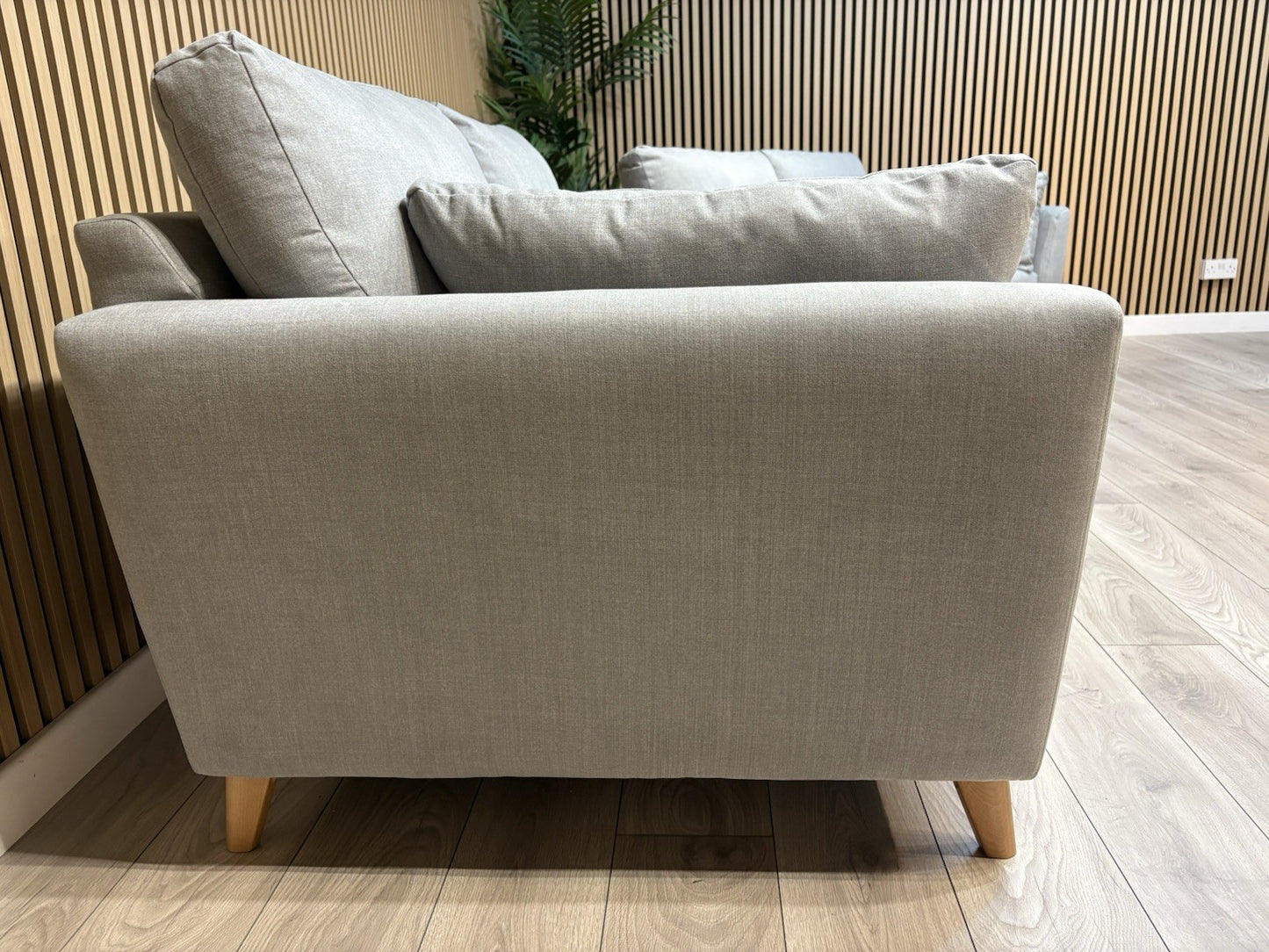 John Lewis ALFIE Fabric 2 x Small 2 Seater Sofa Set, Light Grey - RRP £1,598