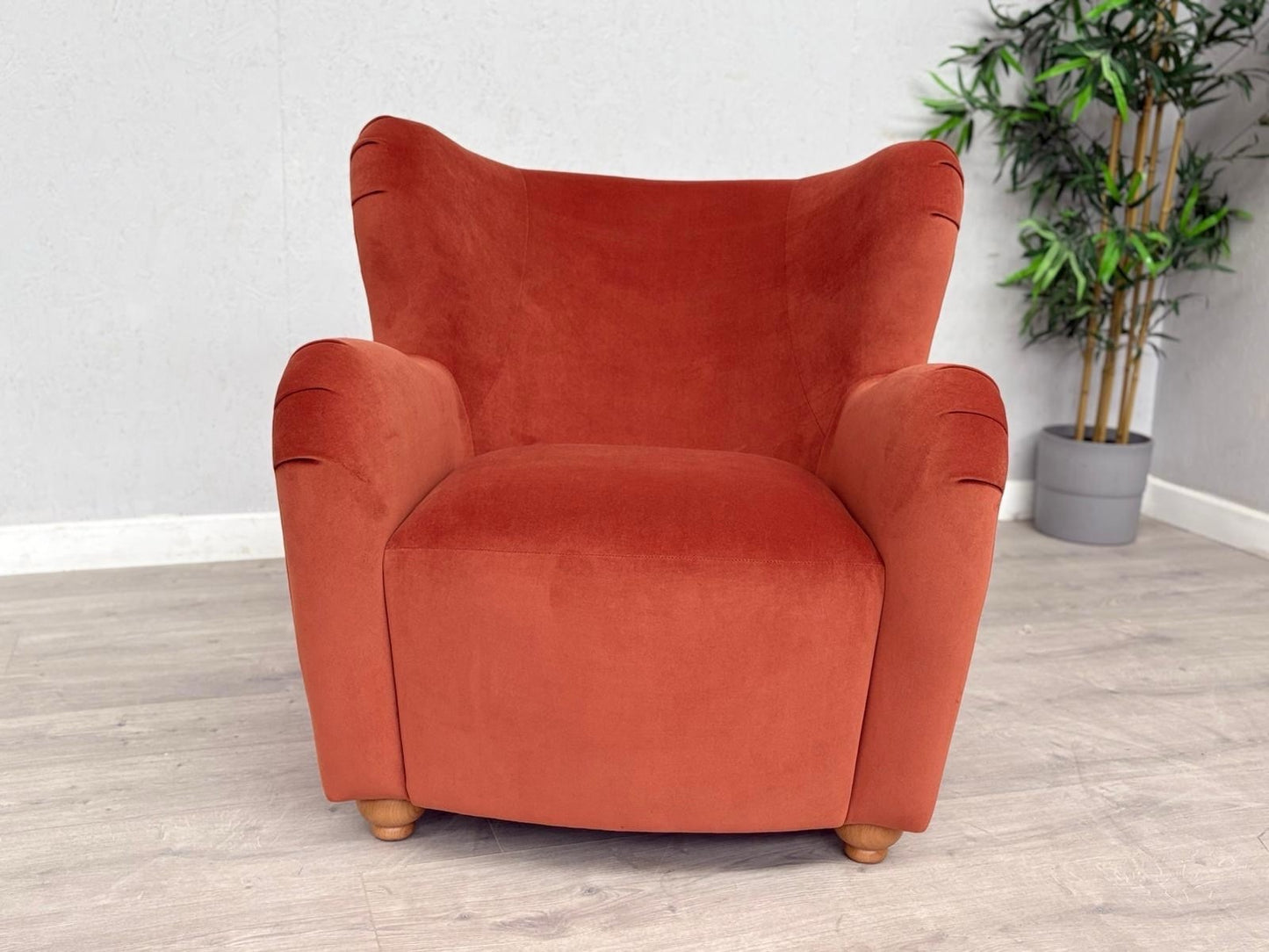 Westbridge BACHO Fabric Wingback Accent Chair / Armchair - RRP £899